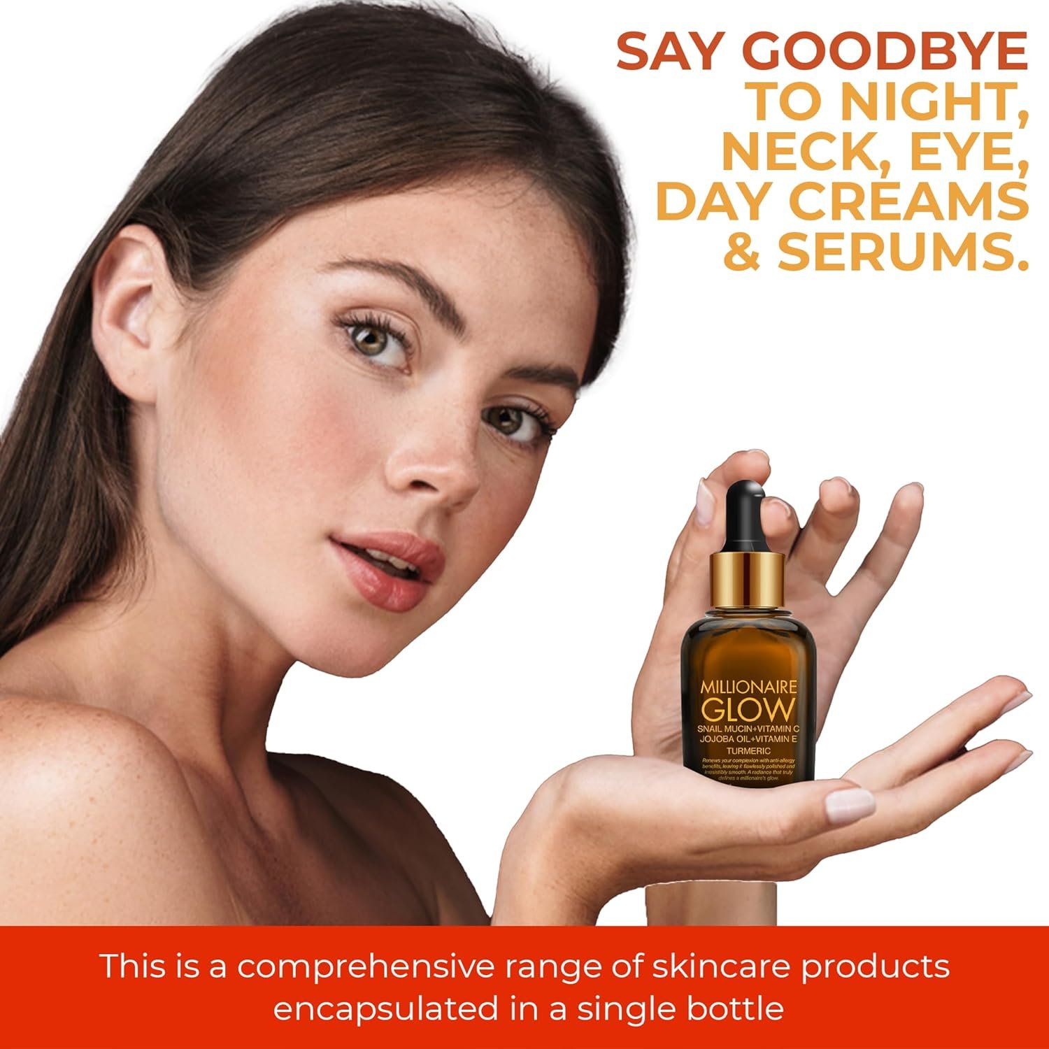 Dr Crazy Millionaire Glow Serum | Snail Mucin + Vitamin C Serum | Face Serum for Women | Jojoba Oil + Vitamin E Serum | Vitamin C Serum for Face | 30ml - Image 6