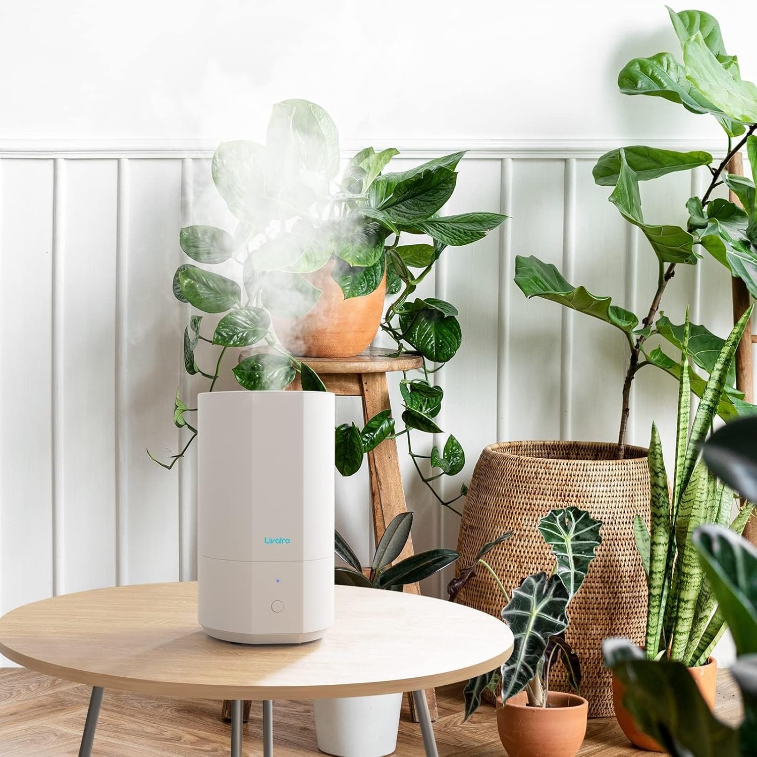 4L Top Fill Humidifiers for Bedroom Large Room Nursery, Cool Mist Humidifier With Ultrasonic Quiet, Auto Shut-off and Easy to Clean, Last up to 40 Hours, White - Image 9