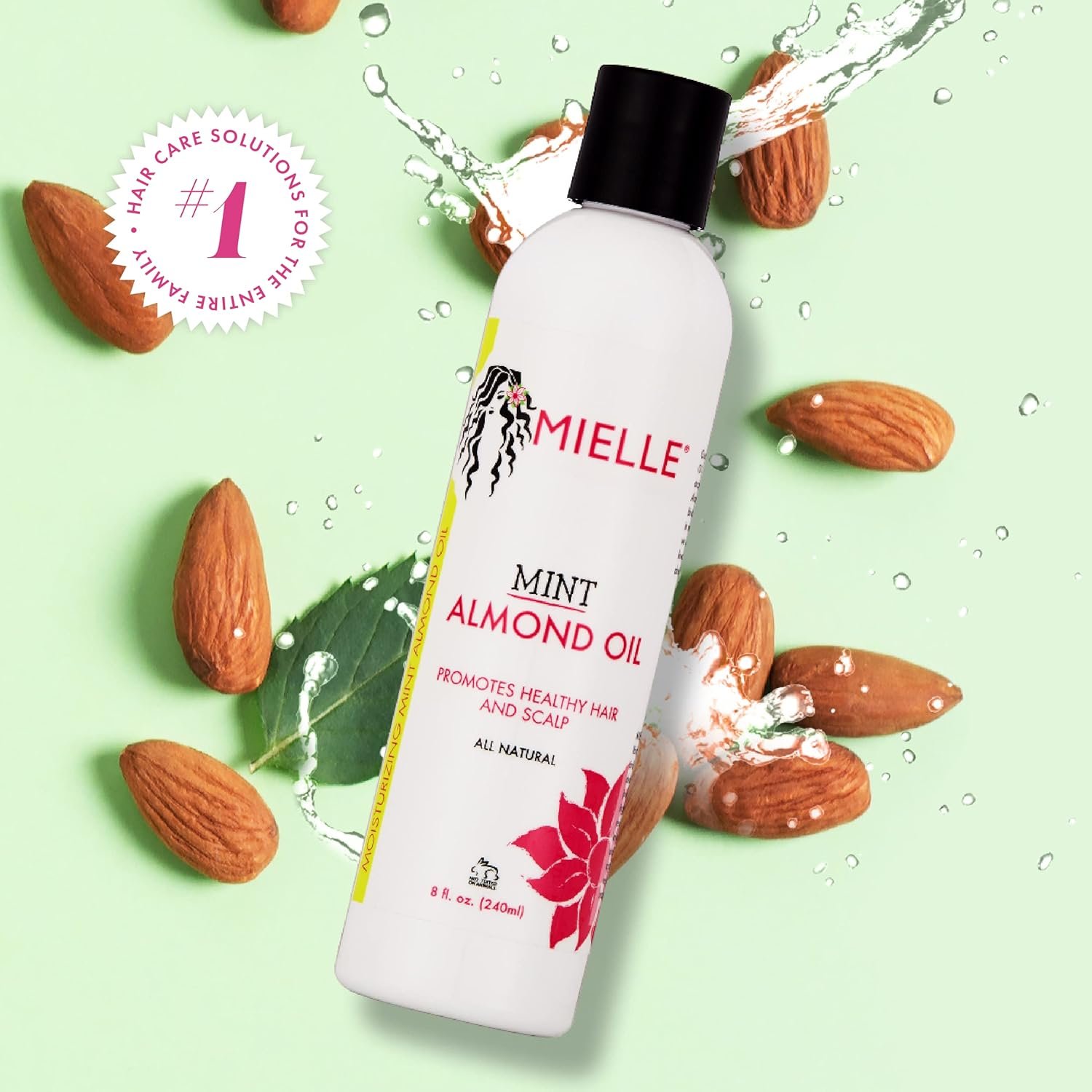 Mielle Organics Mint Almond Oil for Healthy Hair and Scalp, 8 Ounces - Image 7