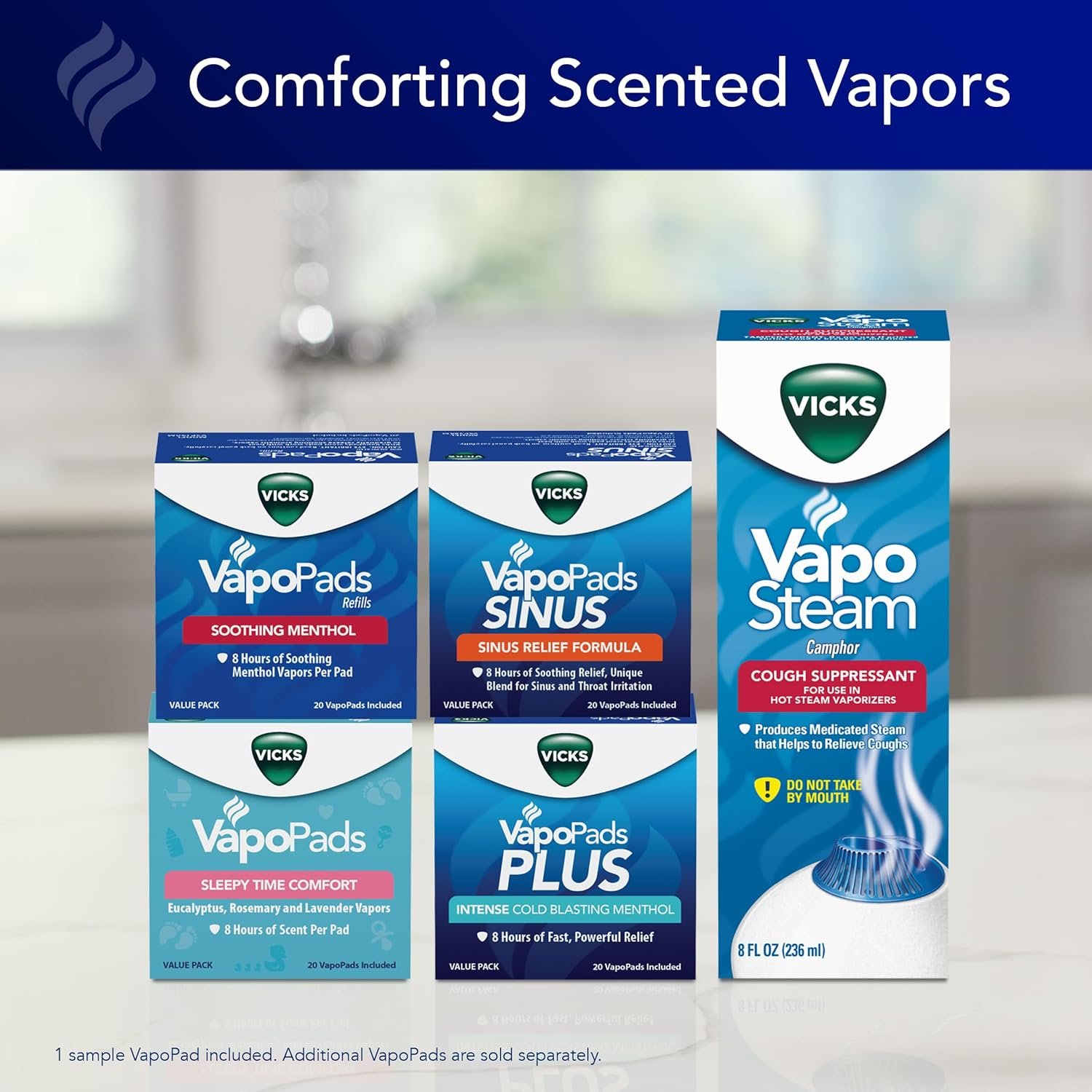 Vicks EasyCare Plus Top Fill Filter-Free Cool Mist Humidifier, Small Room–For Vapors 2 Ways –Works with Vicks VapoPads and VapoSteam, White - Image 6