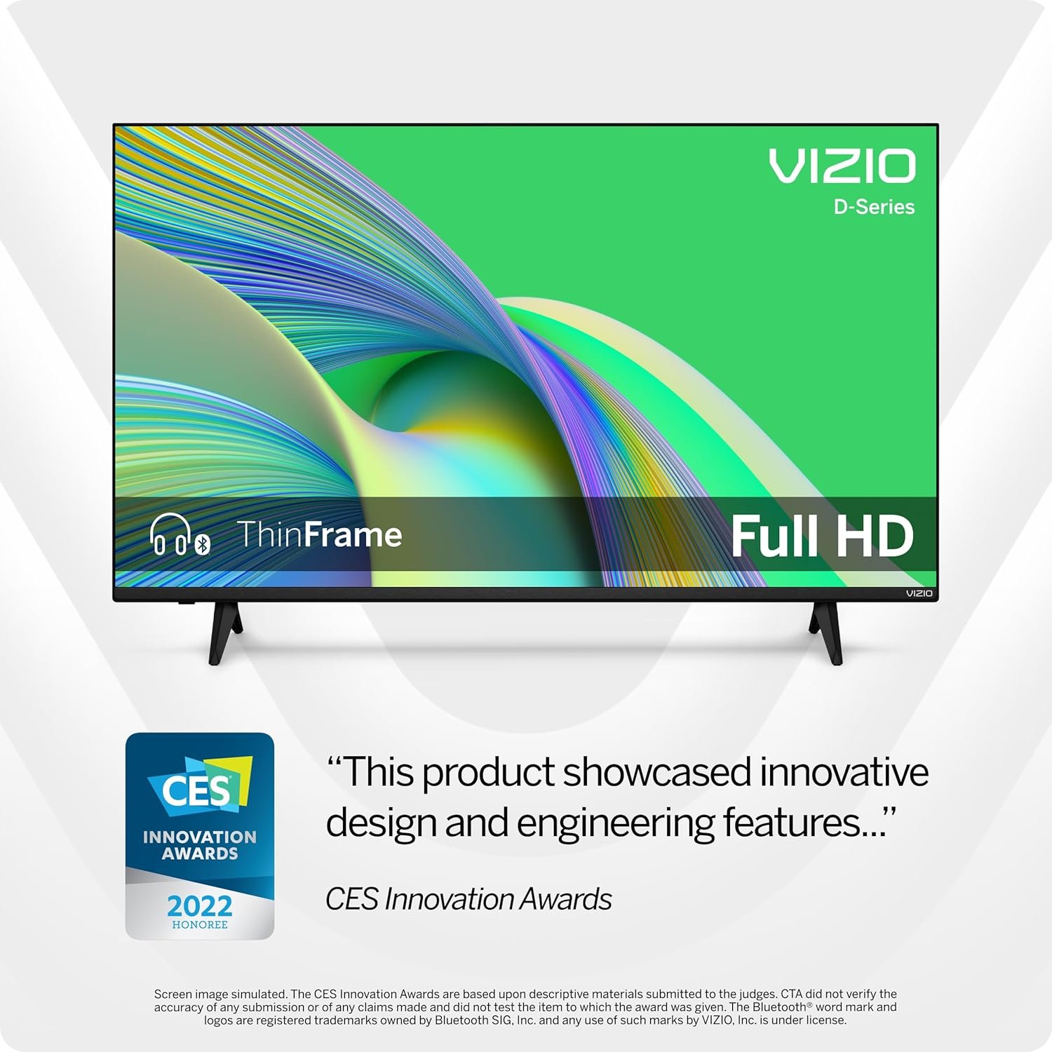 VIZIO 24-inch D-Series FHD LED Smart TV w/Bluetooth Headphone Capable, AMD FreeSync & Alexa Compatibility, D24fM-K01, 2023 Model - Image 11
