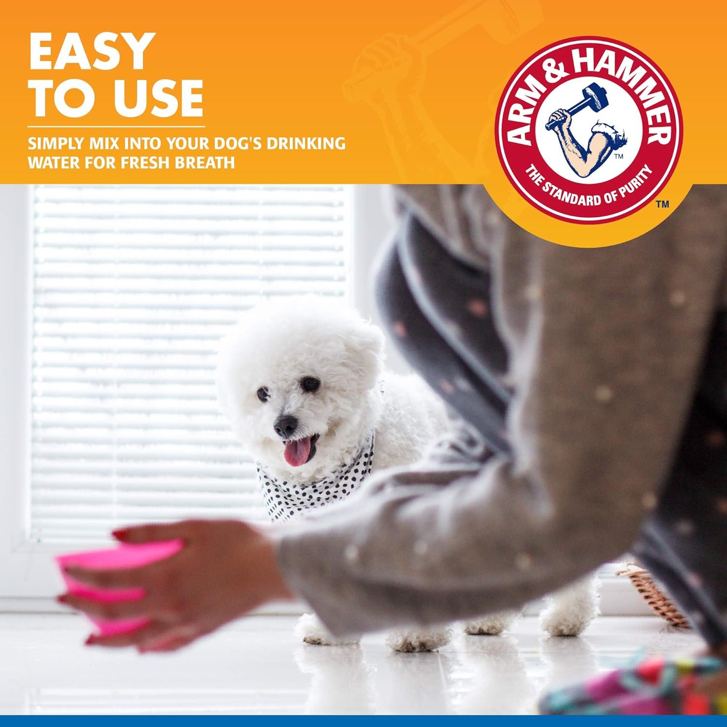 Arm & Hammer Dog Water Additive for Dental Care - Bad Breath Eliminator for Dogs & Dog Breath Freshener - Dog Tooth Plaque Cleaner & Dog Tartar Remover - 16 Fl Oz Dental Rinse for Dogs - Pack of 1 - Image 5