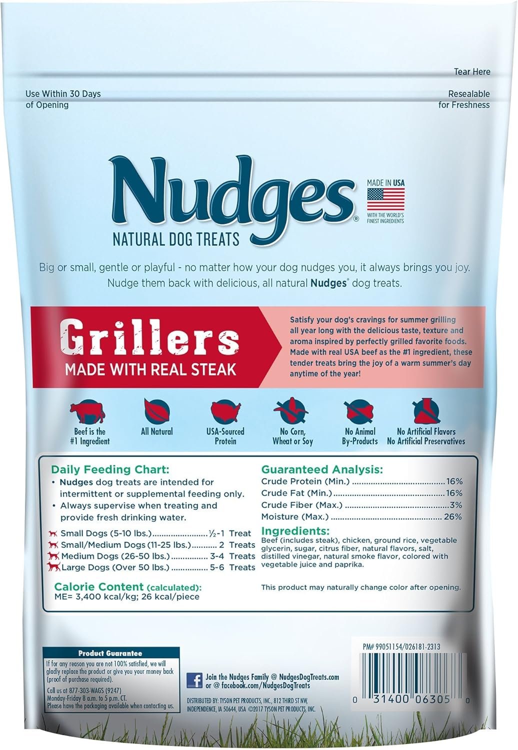 Nudges Steak Grillers Dog Treats, 3 oz - Image 3