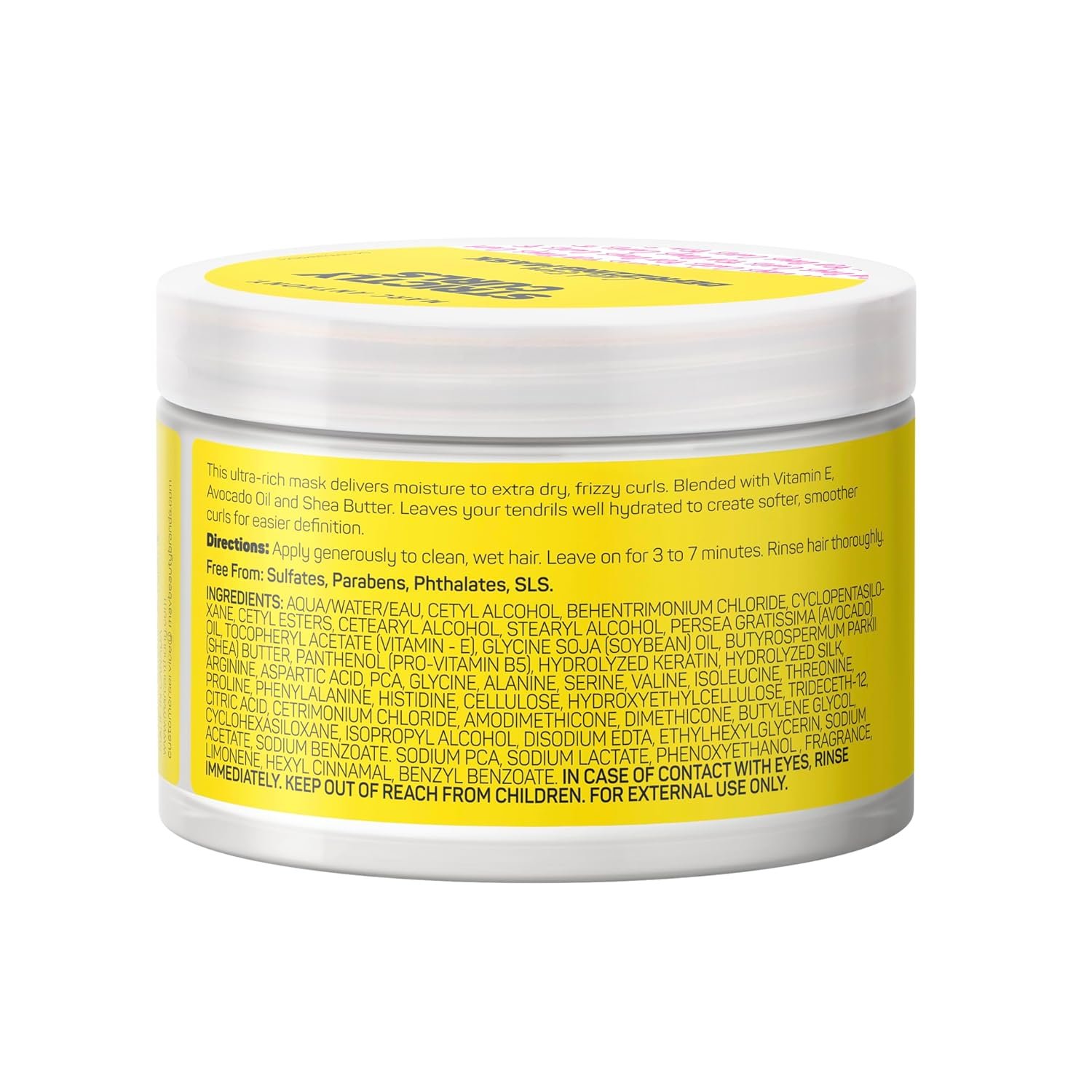 Marc Anthony Deep Hydrating Mask for Dry & Damaged Hair, Strictly Curls - Deep Hydration Treatment with Avocado Oil & Shea Butter Enhances Curls with a Soft Finish - Paraben-Free & Sulfate-Free - Image 3