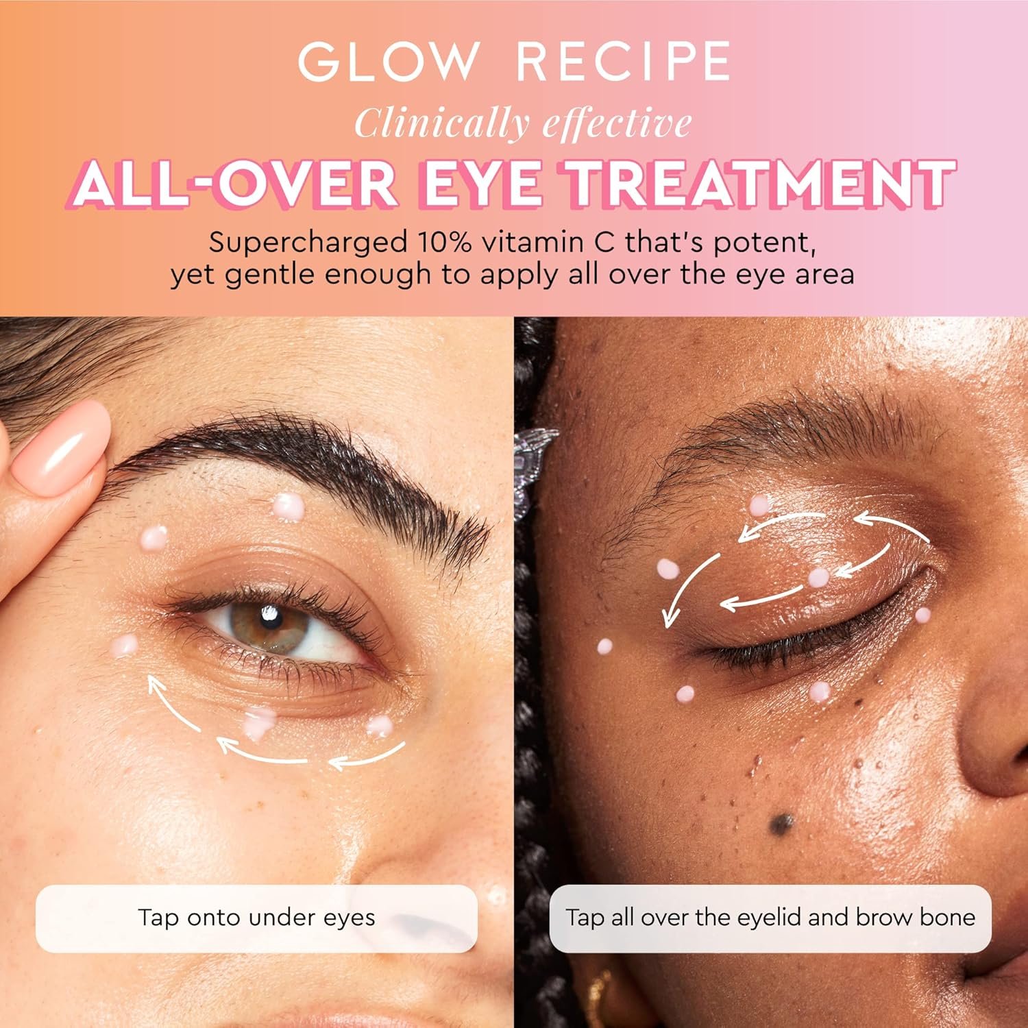 Glow Recipe - Glowy Skin Prep Lover's Duo - Watermelon Glow Niacinamide Dew Drops Facial Serum (40ml) + Guava Vitamin C Brightening Eye Cream with Peptides & Green Caffeine (15ml) - Image 8