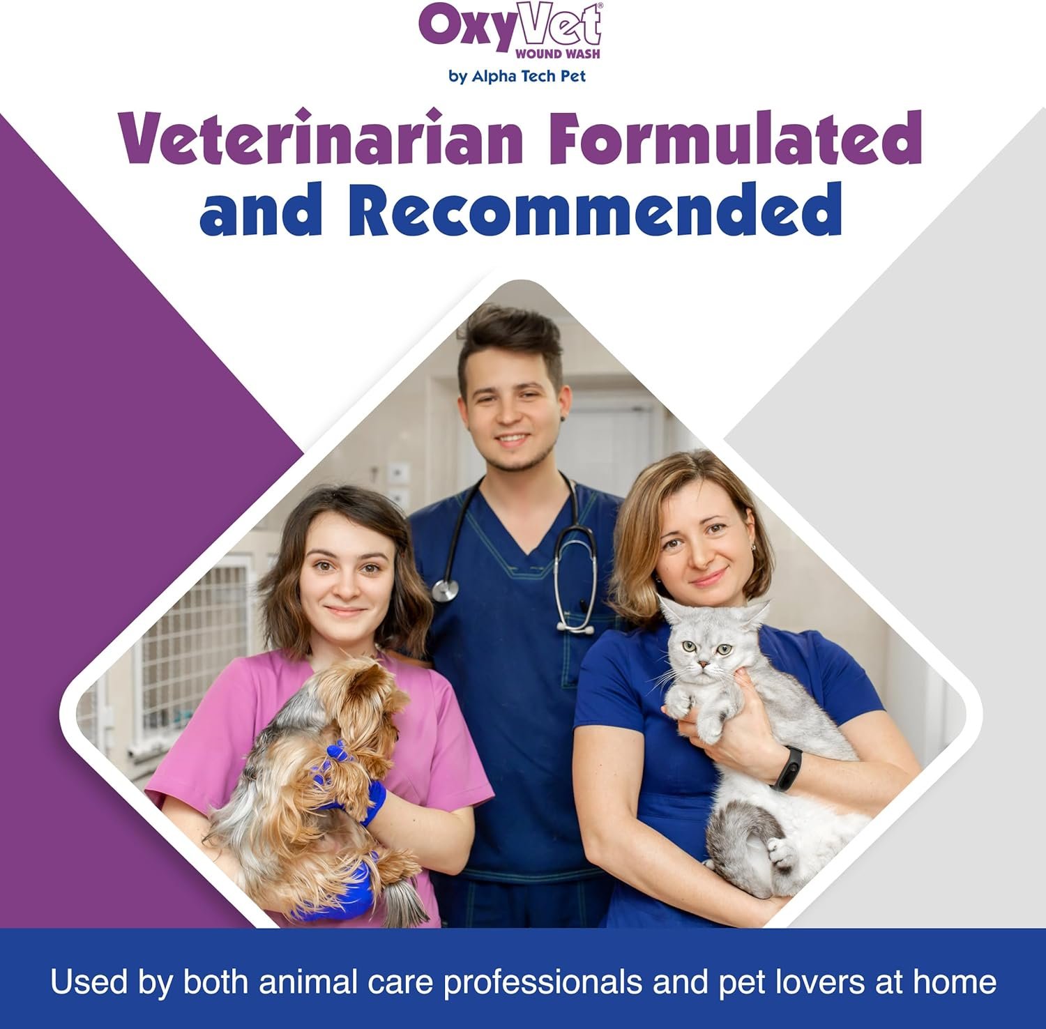 OxyVet Wound Wash for Dogs | Excellent Cleansing Agent | Non-Irritating to Skin and Eyes | Wound Cleanser | Non-Staining Wound and Skin Care | 16 Fl Oz Pet First Aid Spray Bottle - Image 10