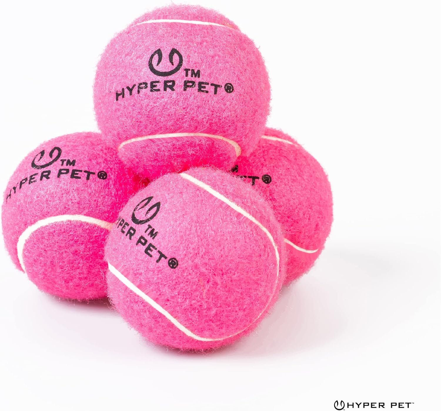 Hyper Pet MINI Tennis Balls for Dogs (Pet Safe Dog Ball Dog Tennis Balls for Exercise & Training) Dog Ball Interactive Dog Toys work with Hyper Pet K9 Kannon MINI Dog Ball Launcher - 4 Pack MINI Pink - Image 8