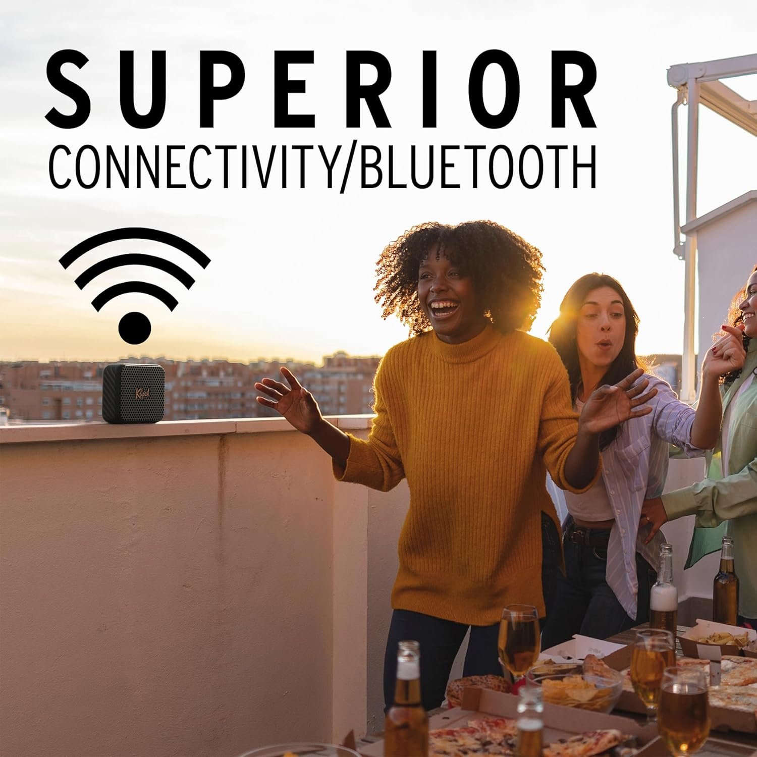 Klipsch The Austin Portable Bluetooth Speaker with a 1.5" Full Range Driver, IP67 dust and Waterproof Rating, 12 Hours of Playtime for a Premium Live Concert Experience - Image 5