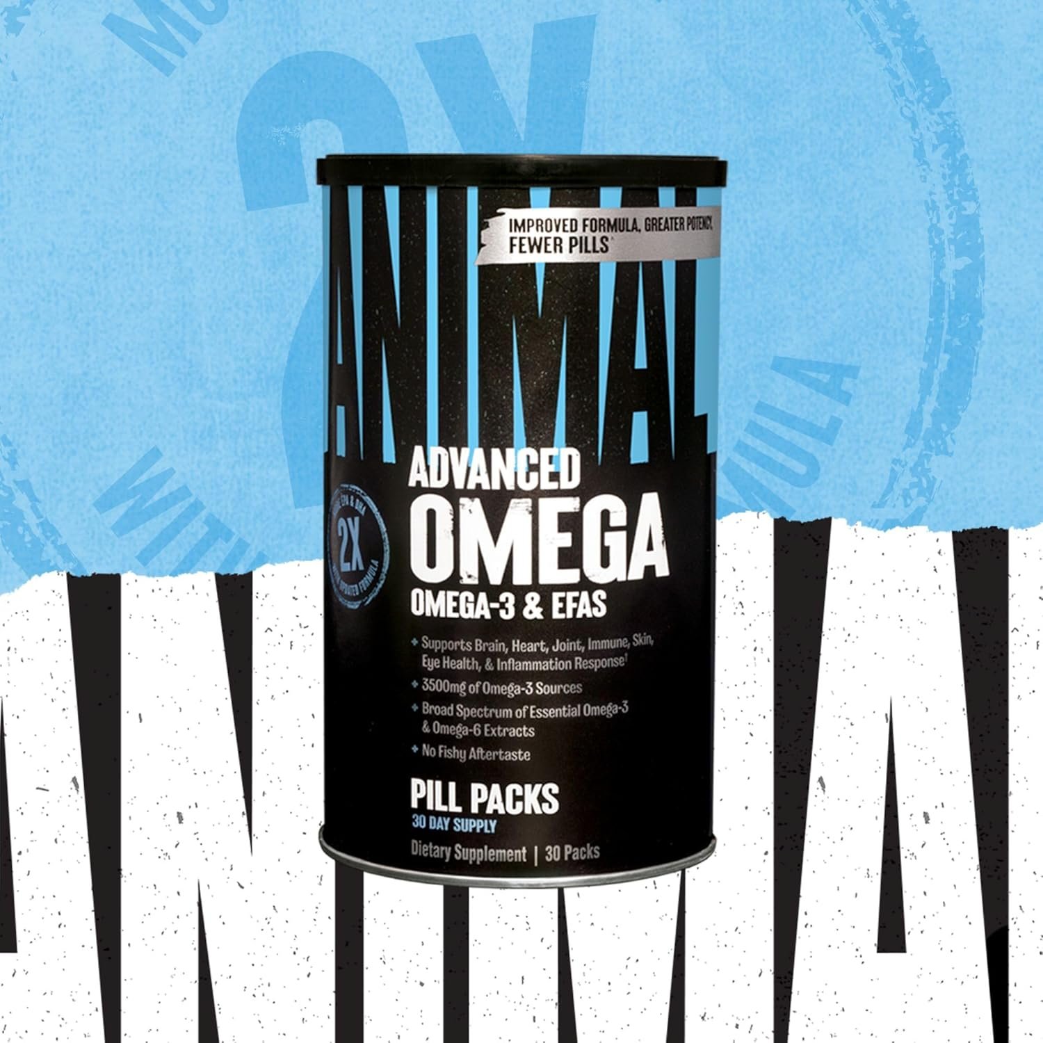 Animal Advanced Omega Essential Fatty Acids - High Potency 3500mg Omega 3 & Omega 6 Supplement with EPA, DHA, ALA, CLA, GLA for Heart, Brain, Joint, Skin, Eye, Metabolism, Immune Health - 30 Day Pack - Image 6