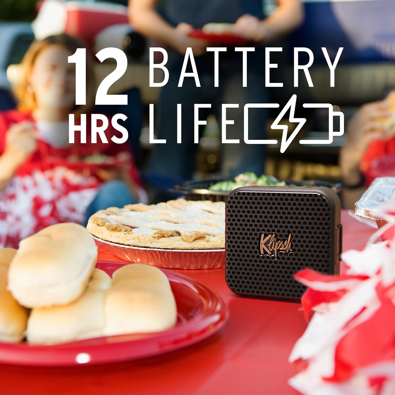 Klipsch The Austin Portable Bluetooth Speaker with a 1.5" Full Range Driver, IP67 dust and Waterproof Rating, 12 Hours of Playtime for a Premium Live Concert Experience - Image 3
