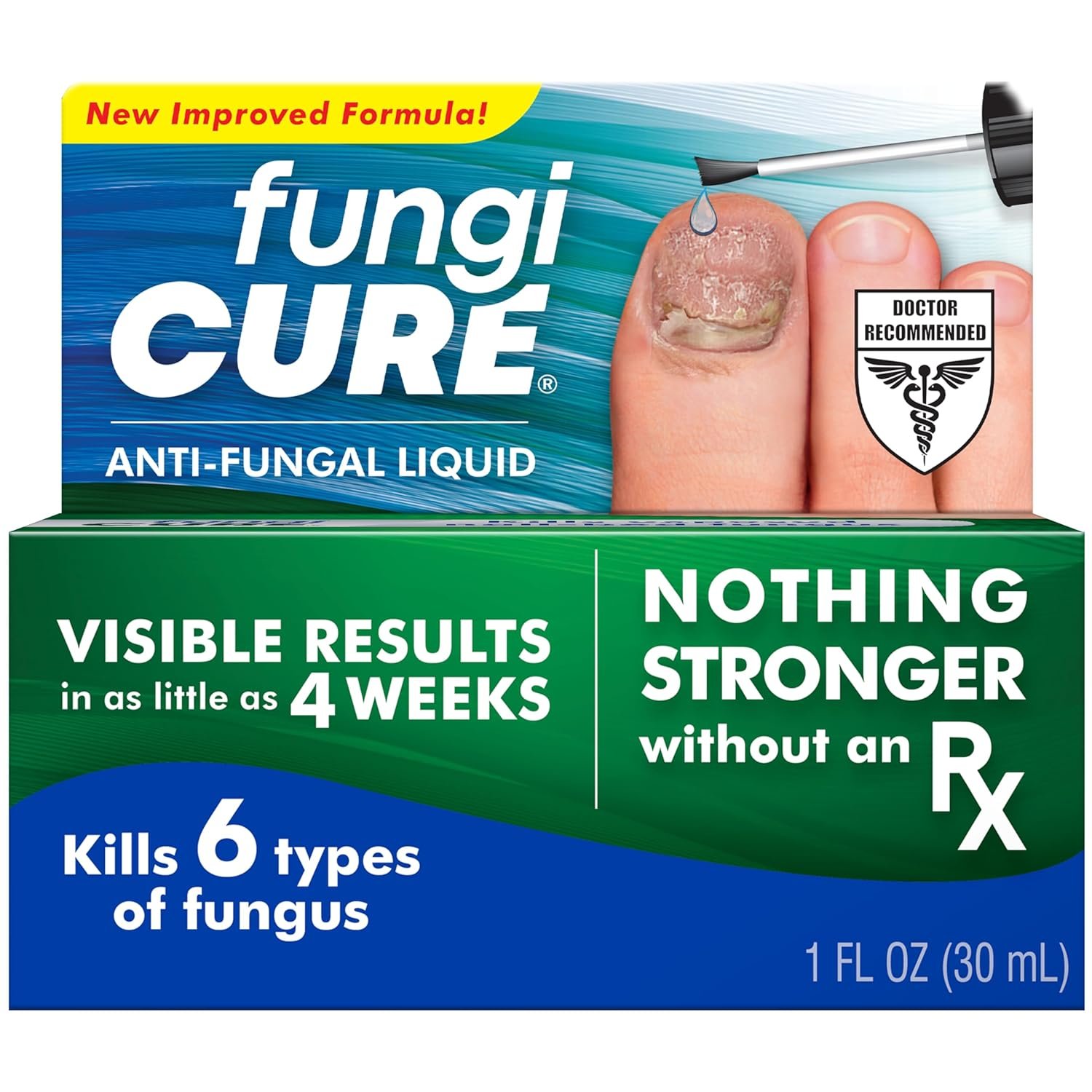 FUNGICURE Anti-Fungal Liquid - Kills 6 Types of Fungus - Clinically Proven - 1 fl oz - Image 2