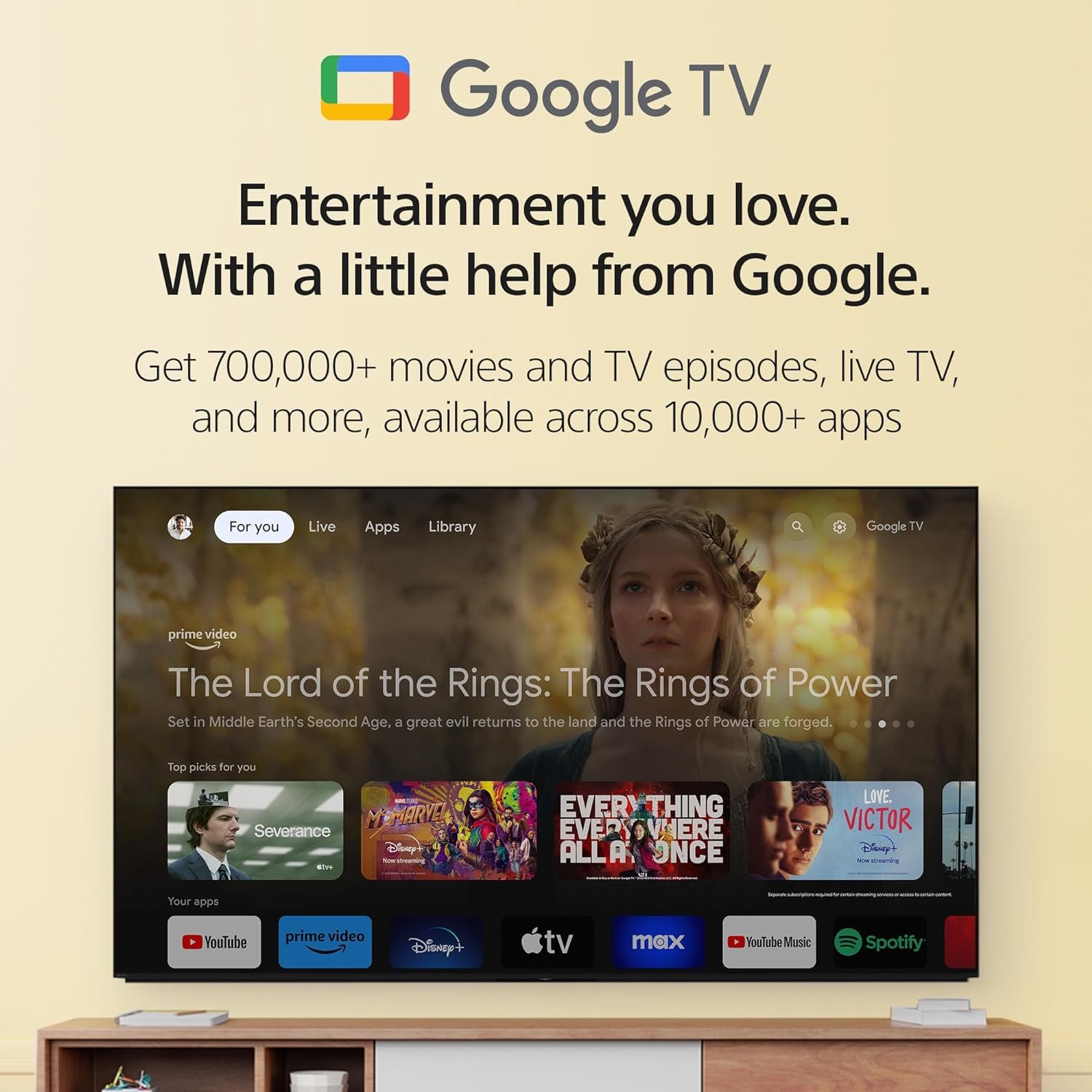 Sony 85 Inch 4K Ultra HD TV X77L Series: LED Smart Google TV KD85X77L- Latest Model, Black - Image 4