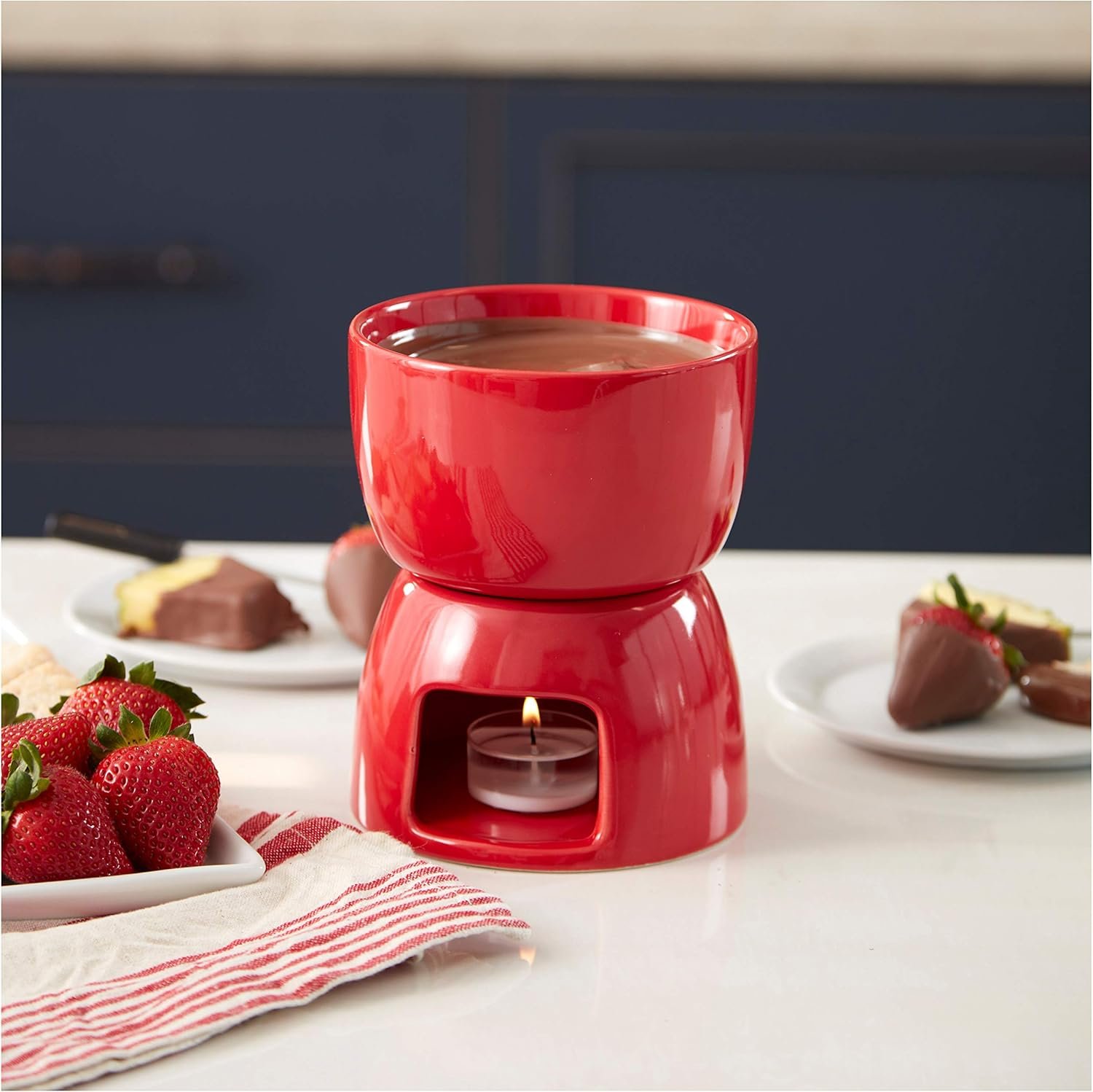 Wilton Ceramic Fondue Set - Image 5