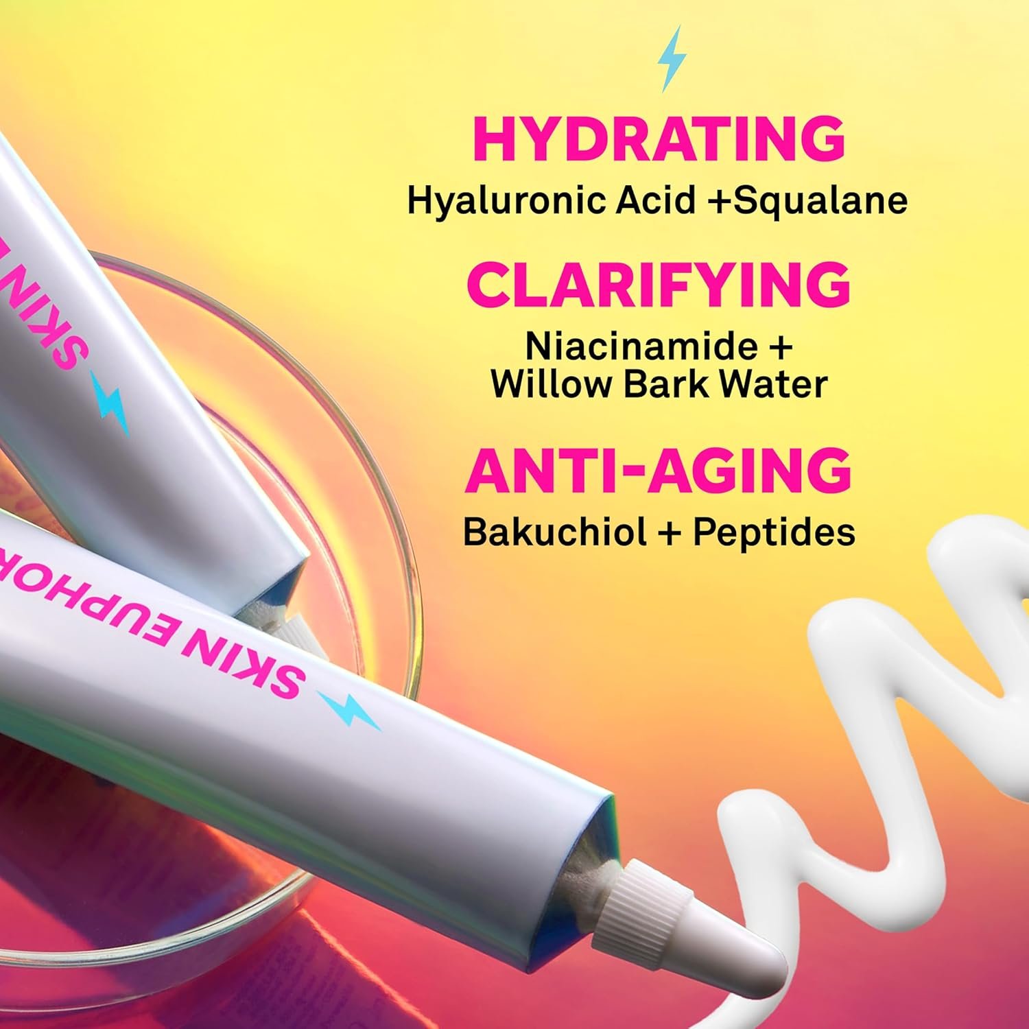 Bliss Skin Euphoria Daily Skin Perfecting Face Serum - Anti Aging, Hydrating for Dry Skin, Brightening Skin Care Hyaluronic Acid, Niacinamide and Peptides - Image 5