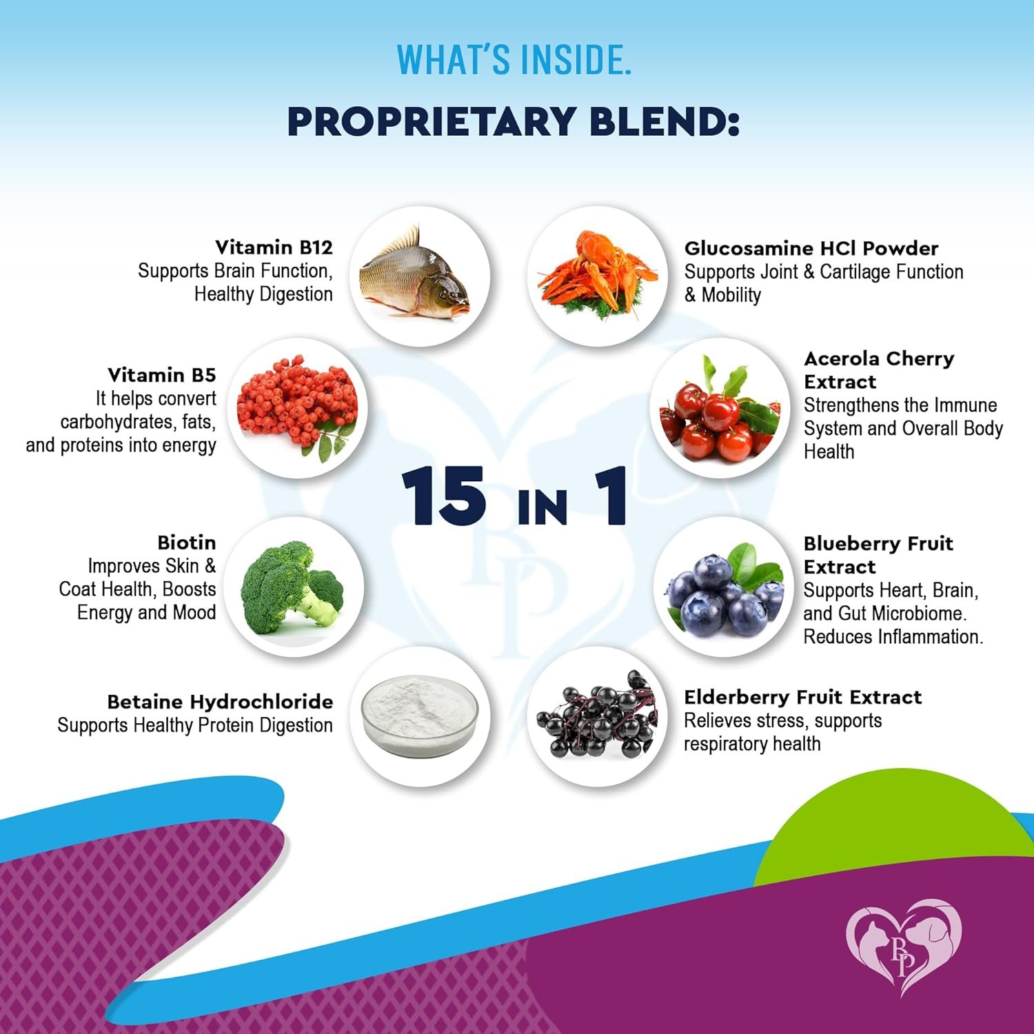 Cat & Dog Multivitamin Liquid with Glucosamine & Cranberry | 15 in 1 Health Supplements for Urinary Tract Kidney, Bladder, Hip & Joint, Skin & Coat | Natural UTI Medicine Made in USA (60 ml) - Image 5