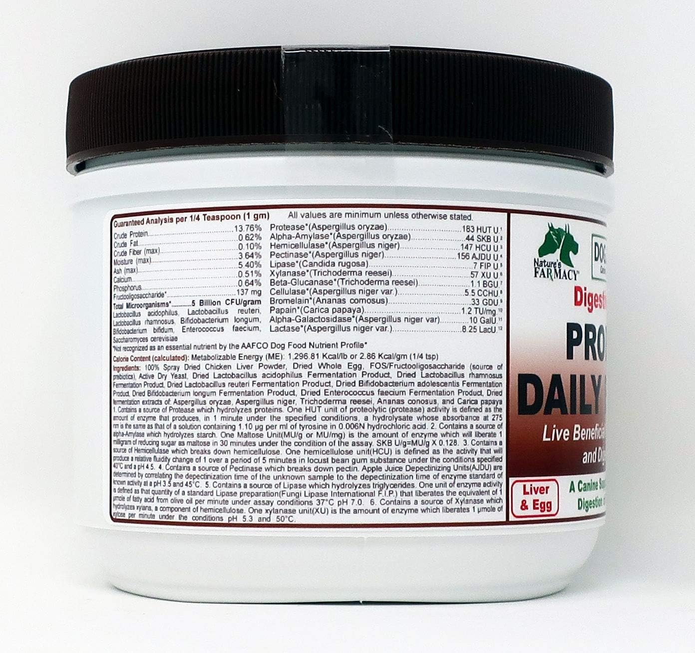 Dogzymes Probiotic Daily Balance - Supplies Nutritional Support and Live microorganisms for intestinal Well-Being as Well as enzymes for Proper Digestion. (8 Ounce) - Image 4