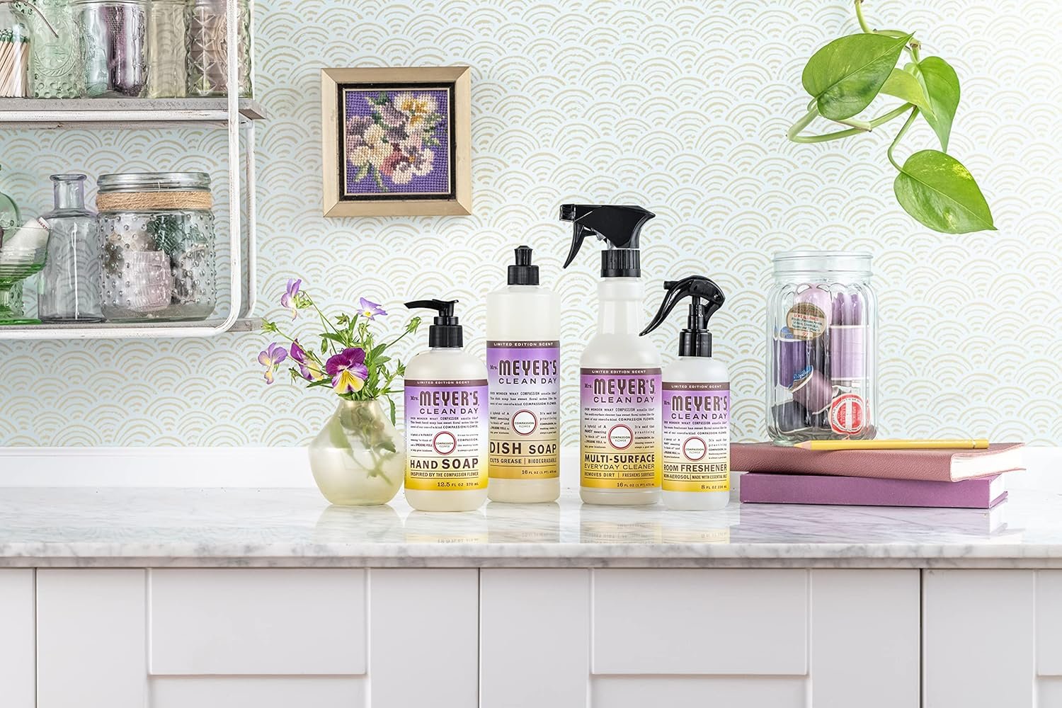 MRS. MEYER'S CLEAN DAY All-Purpose Cleaner Spray, Compassion Flower, 16 fl. oz (Pack of 3) - Image 12