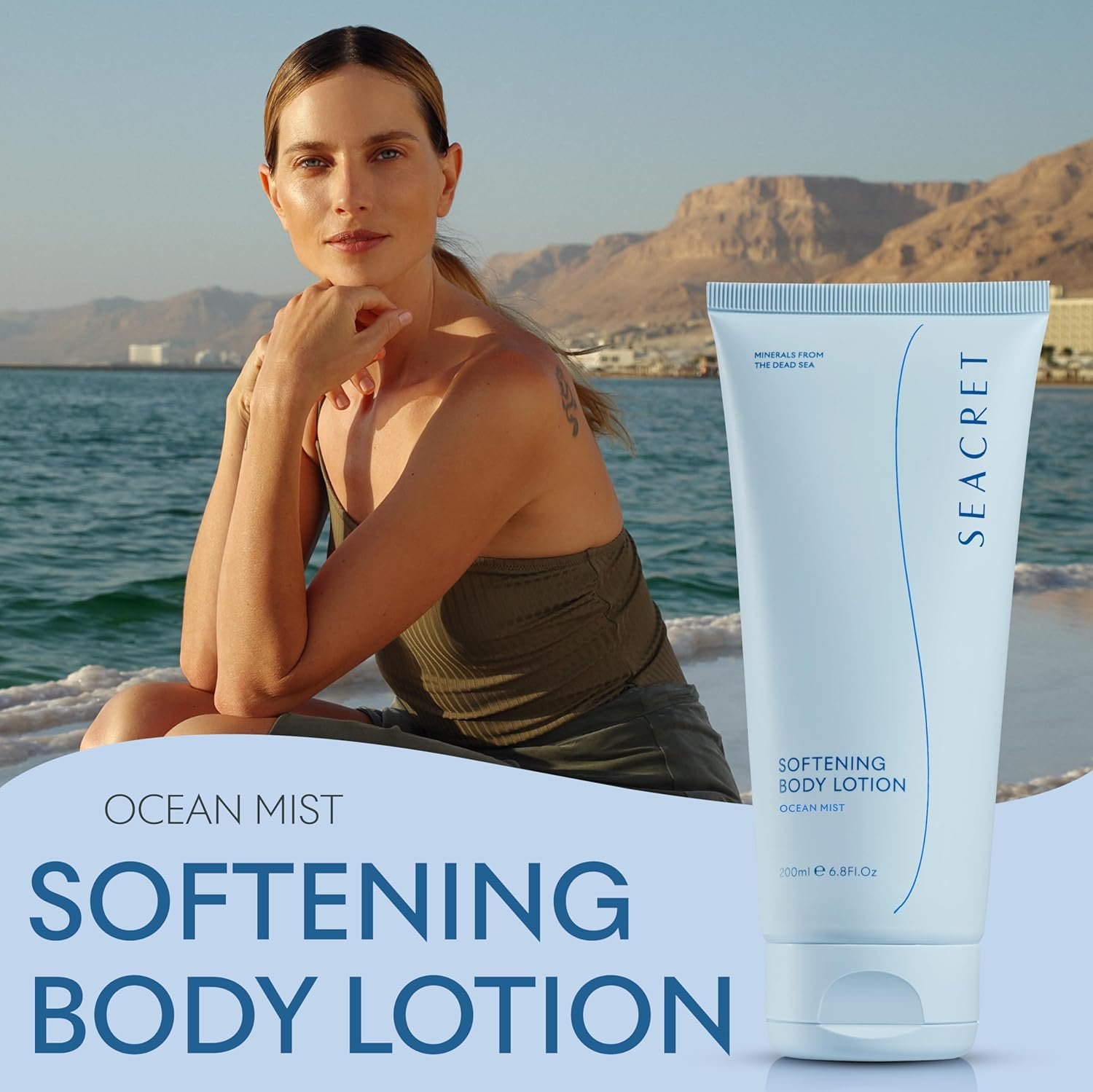 SEACRET Body Lotion - Moisturizer for Dry Skin, Enriched with Minerals from the Dead Sea, Scented, 6.8 FL.OZ - Image 3