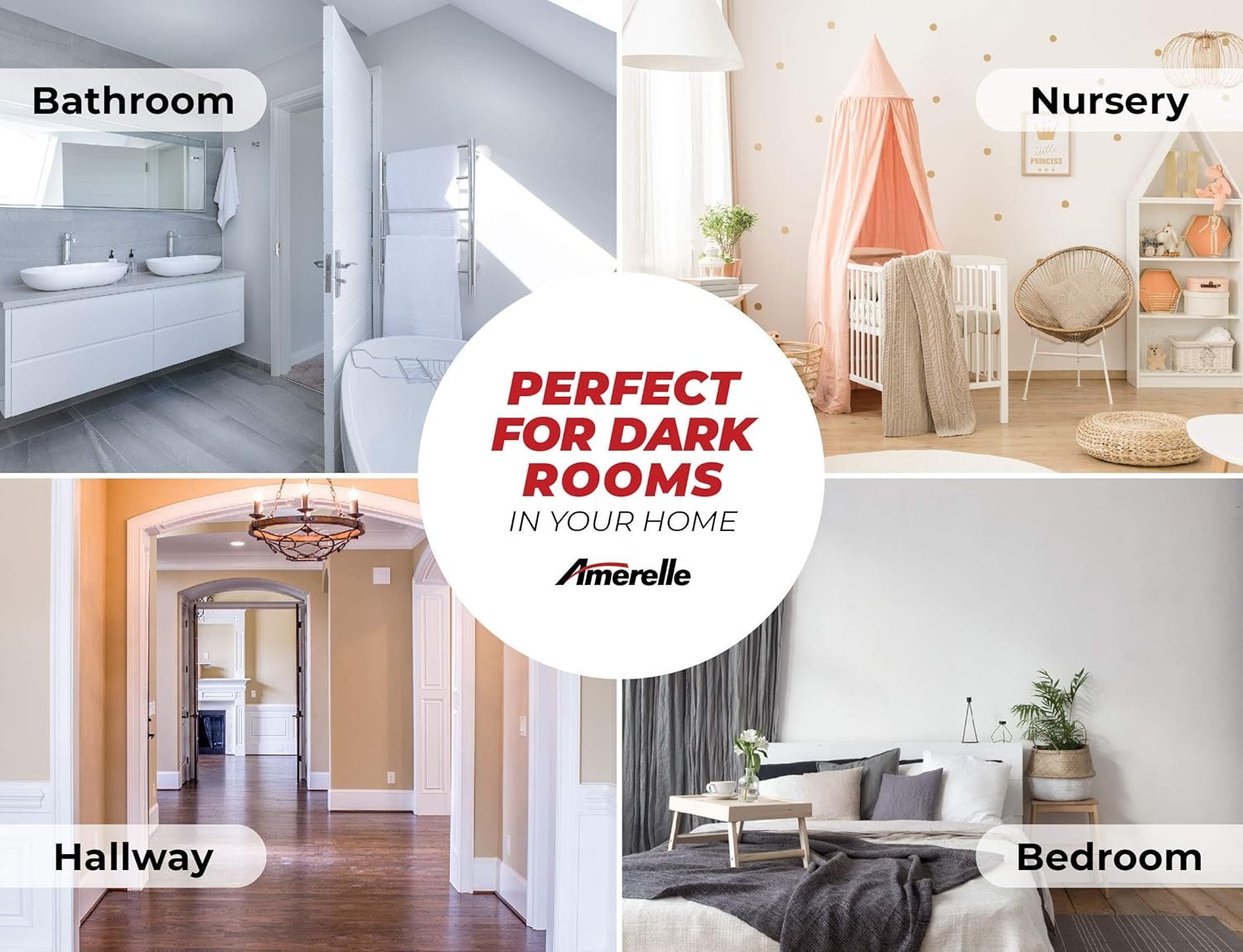 Amerelle Always-On Blue Night Light, 2 Pack (71282) – Plug In LED Night Lights with a Soft, Cool Blue Glow – Slim Led Night Light Suitable for Bedrooms, Bathrooms, Hallways, Kitchen, or Nursery - Image 8