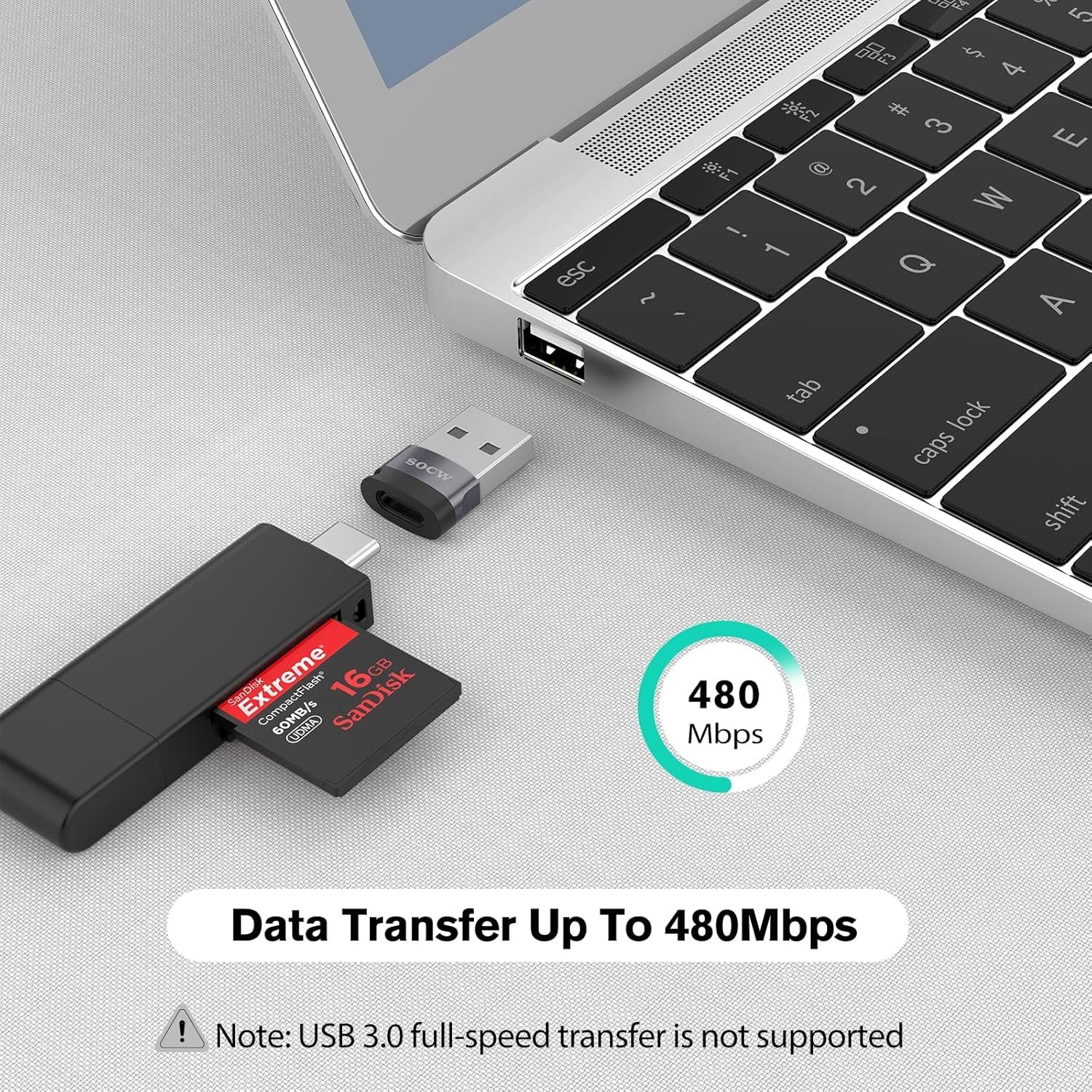 USB C to USB Adapter (4 Pack),USB-C Female to USB Male, Type C to USB A Converter Compatible with Apple MagSafe, iPhone 11 12 13 14 15 Pro Max, Samsung Galaxy Note,Google Pixel etc, Grey - Image 5