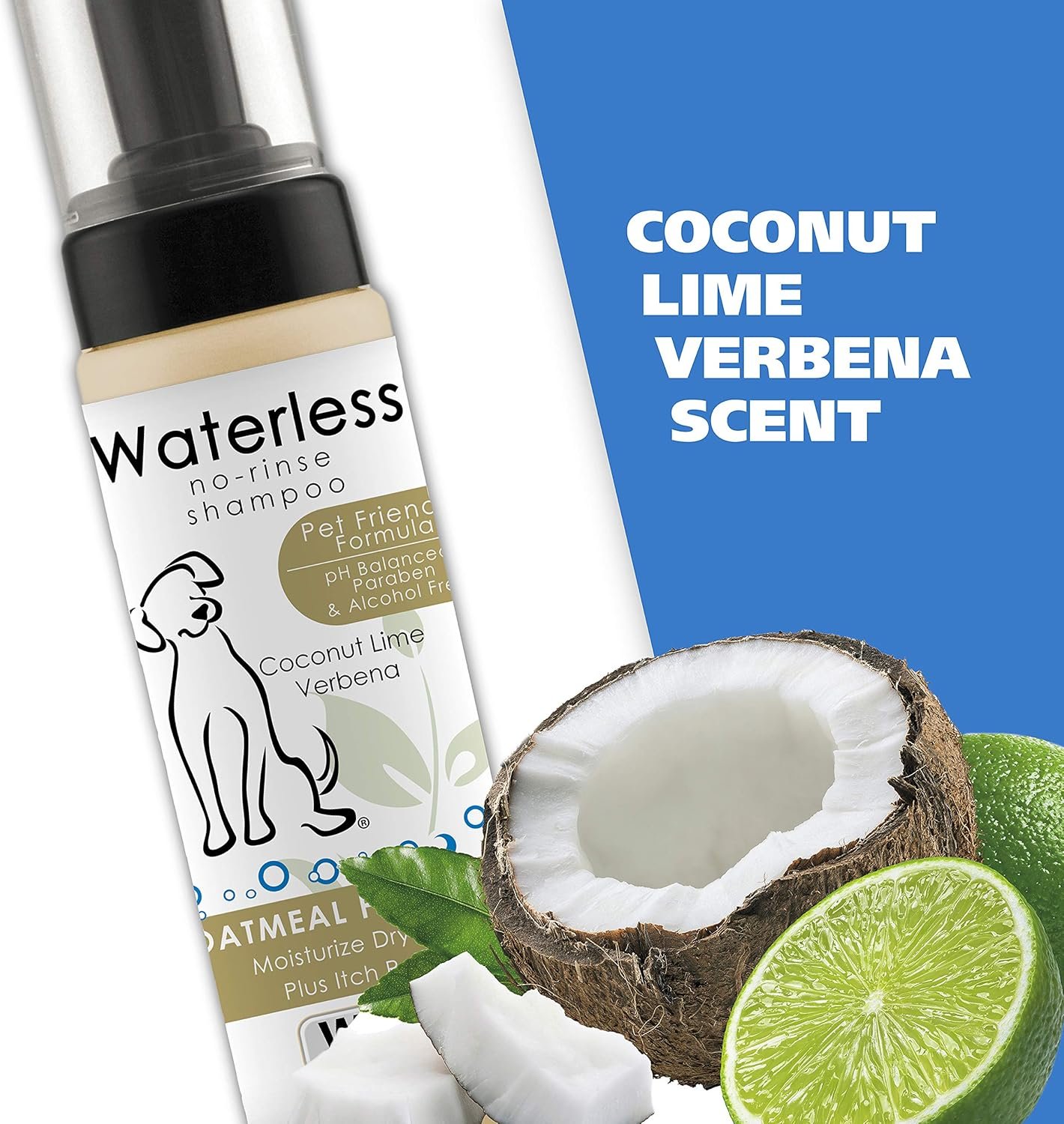 Wahl USA Pet Friendly Waterless No Rinse Shampoo for Animals – Oatmeal & Coconut Lime Verbena for Cleaning, Conditioning, Detangling & Moisturizing Dogs, & Cats – 7.1 Oz - Model 820015A - Image 7