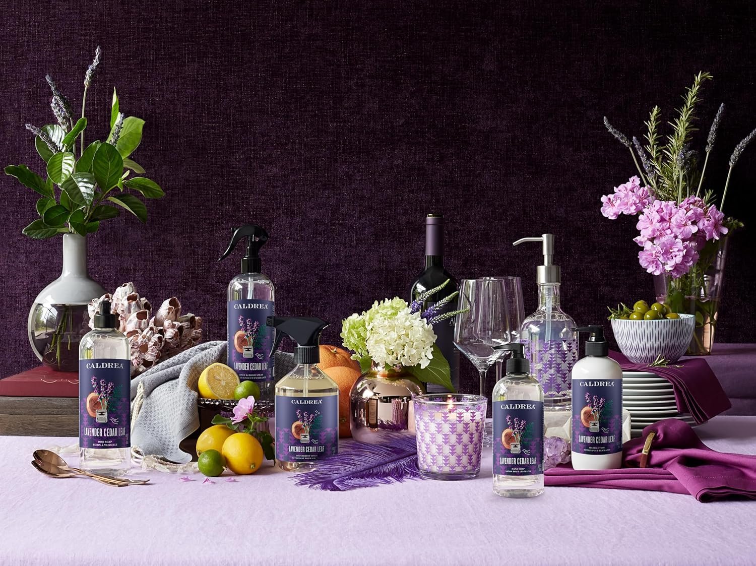 Caldrea Multi-surface Countertop Spray Cleaner, Made with Vegetable Protein Extract, Lavender Cedar Leaf, 16 oz, 3 Pack - Image 9