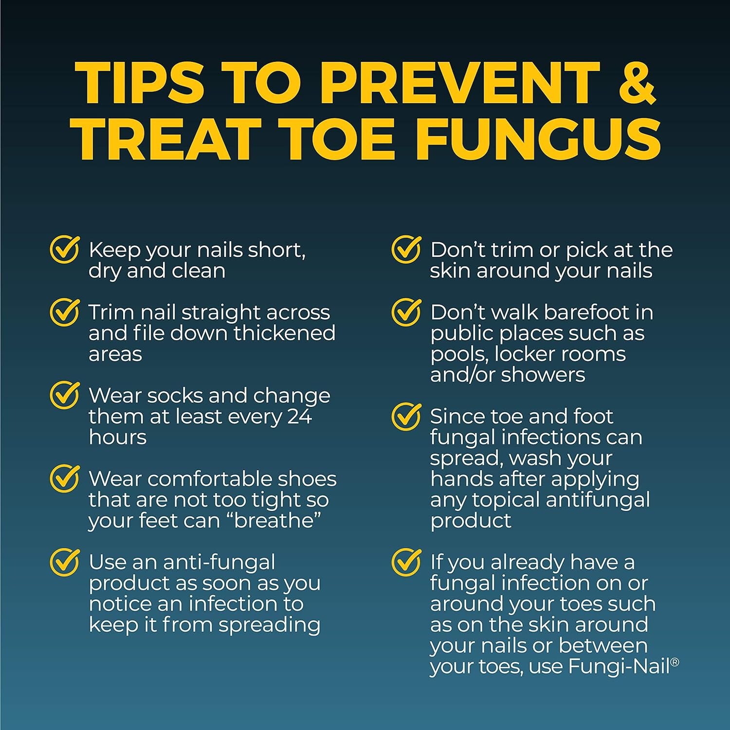 Fungi-Nail Anti-Fungal Liquid Solution, Kills Fungus That Can Lead to Nail & Athlete's Foot with Tolnaftate & Clinically Proven to Cure and Prevent Fungal Infections 1 Fl Oz (Pack of 1) - Image 8