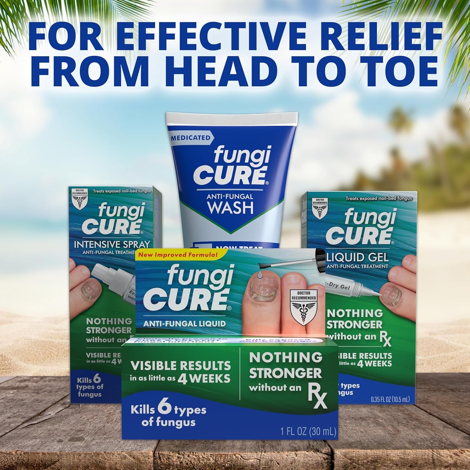 FUNGICURE Anti-Fungal Liquid - Kills 6 Types of Fungus - Clinically Proven - 1 fl oz - Image 4