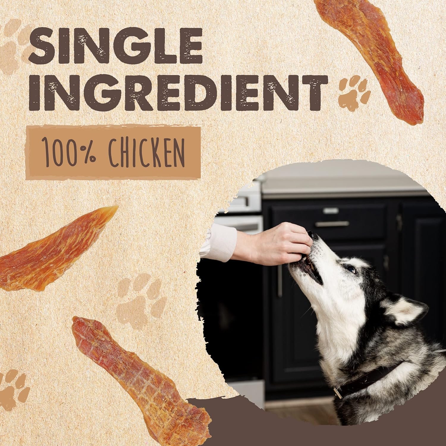 Mighty Paw Naturals Chicken Jerky for Dogs | Chicken Jerky Dog Treats for Small Dogs, Medium Pets and Large Breeds. Natural Dog Treats for Large Dogs, and Puppies. Dried Chicken Dog Jerky Treats 14 oz - Image 9