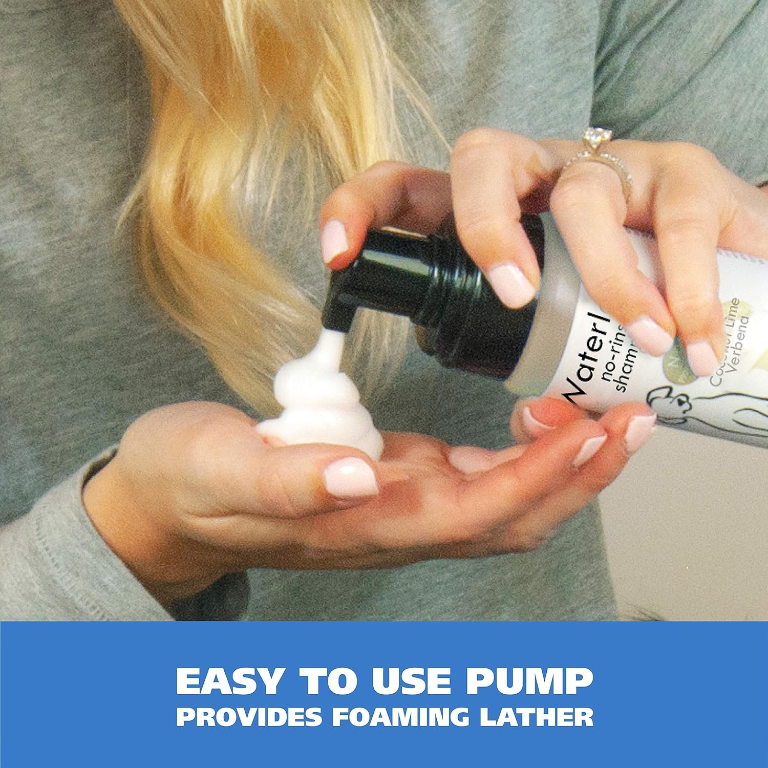 Wahl USA Pet Friendly Waterless No Rinse Shampoo for Animals – Oatmeal & Coconut Lime Verbena for Cleaning, Conditioning, Detangling & Moisturizing Dogs, & Cats – 7.1 Oz - Model 820015A - Image 3