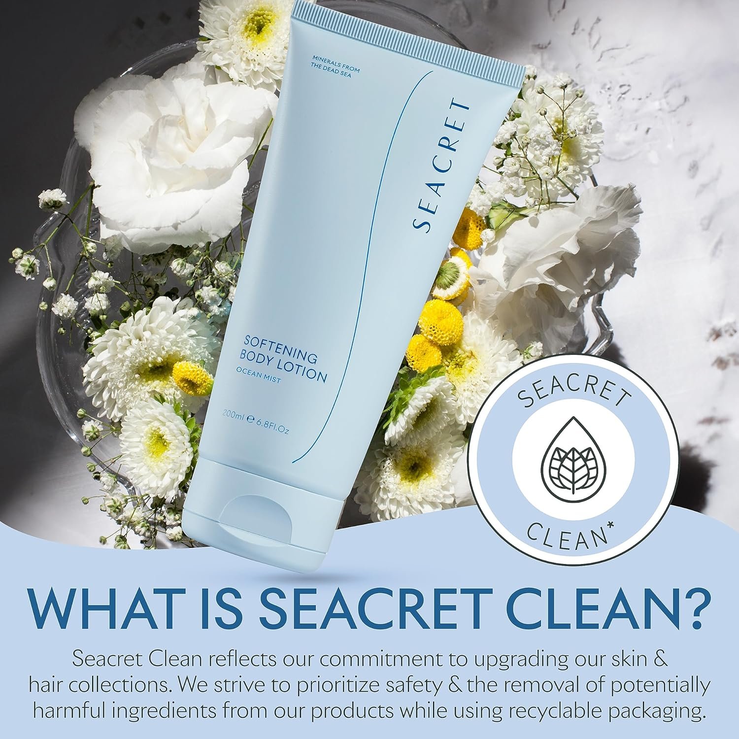 SEACRET Body Lotion - Moisturizer for Dry Skin, Enriched with Minerals from the Dead Sea, Scented, 6.8 FL.OZ - Image 8