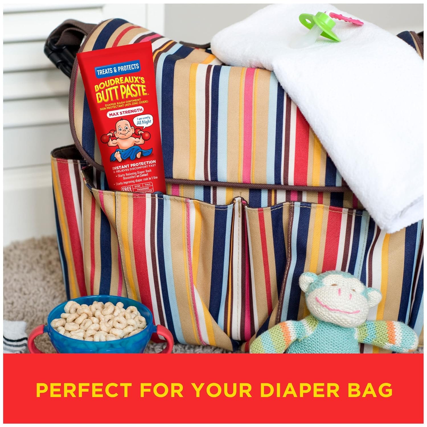 Boudreaux's Butt Paste Maximum Strength Diaper Rash Cream, Ointment for Baby, 4 oz Tube - Image 6