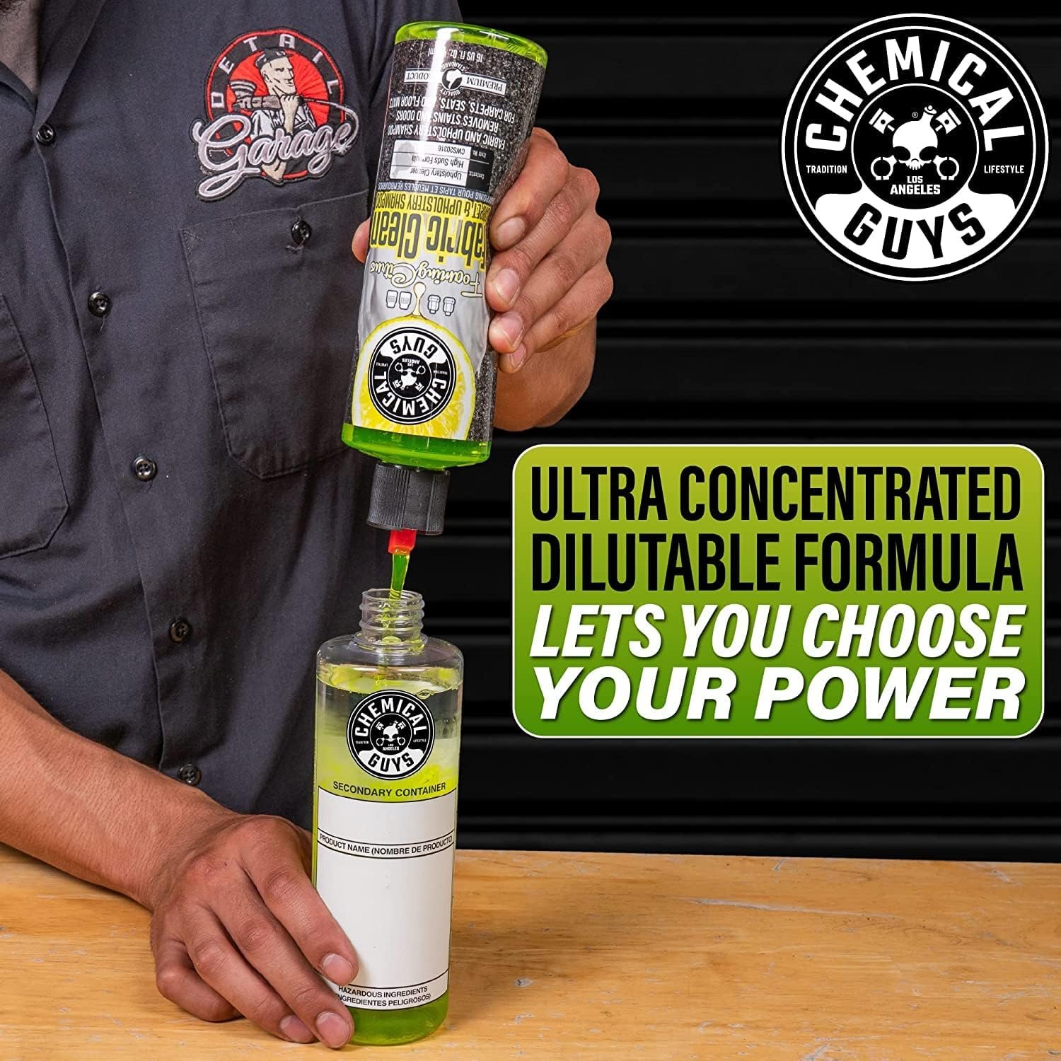 Chemical Guys CWS20316 Foaming Citrus Fabric Clean Carpet & Upholstery Cleaner (Car Carpets, Seats & Floor Mats), 16 fl oz, Citrus Scent + ACCG25 Induro 7 Heavy Duty Nifty Interior Brush - Image 8