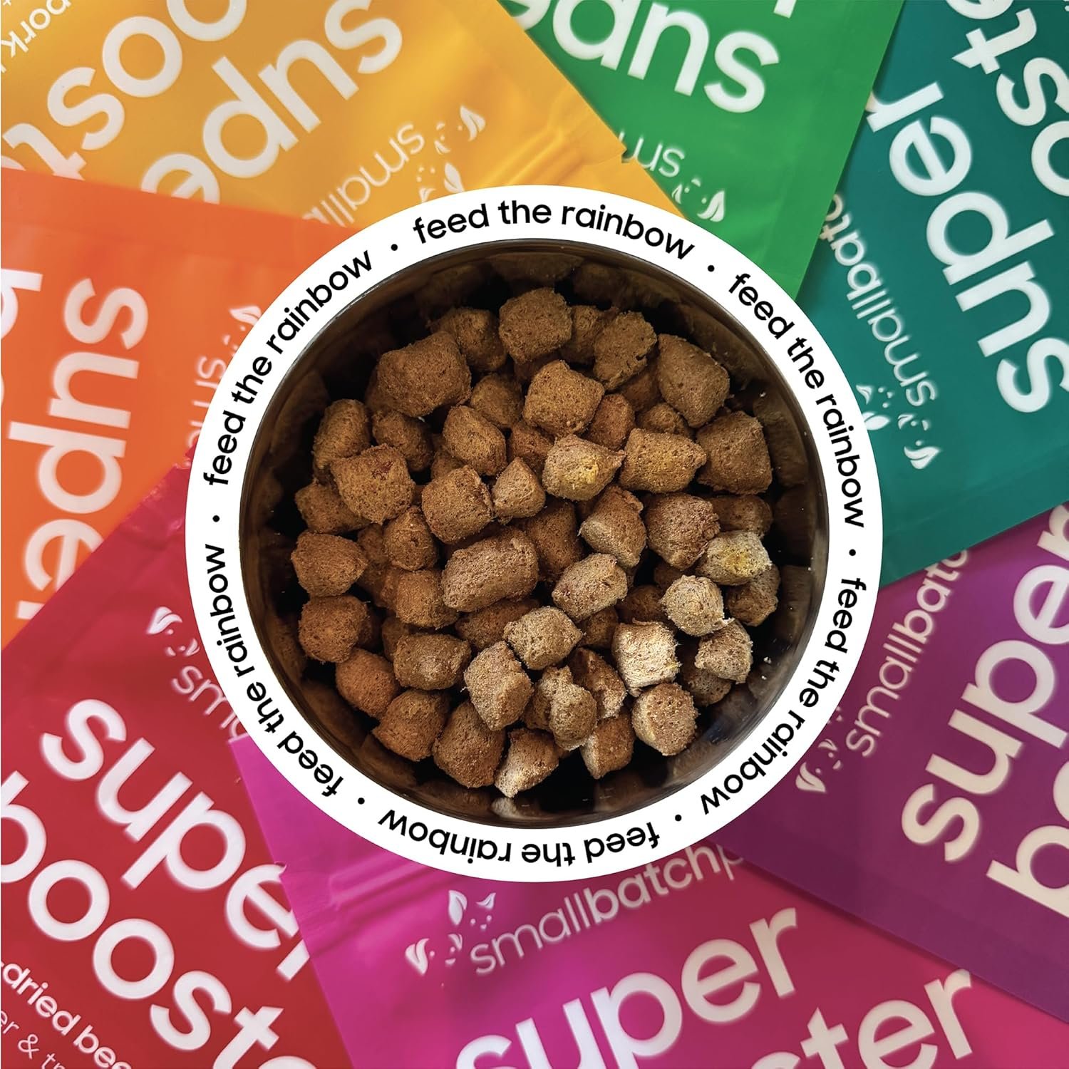 smallbatch Pets Freeze-Dried Super Booster Duck Bites for Dogs & Cats, 7 oz, Made in The USA, Organic Produce, Humanely Sourced Meat, Single Source Protein, Mixer & Topper, Mushrooms and Probiotics - Image 8