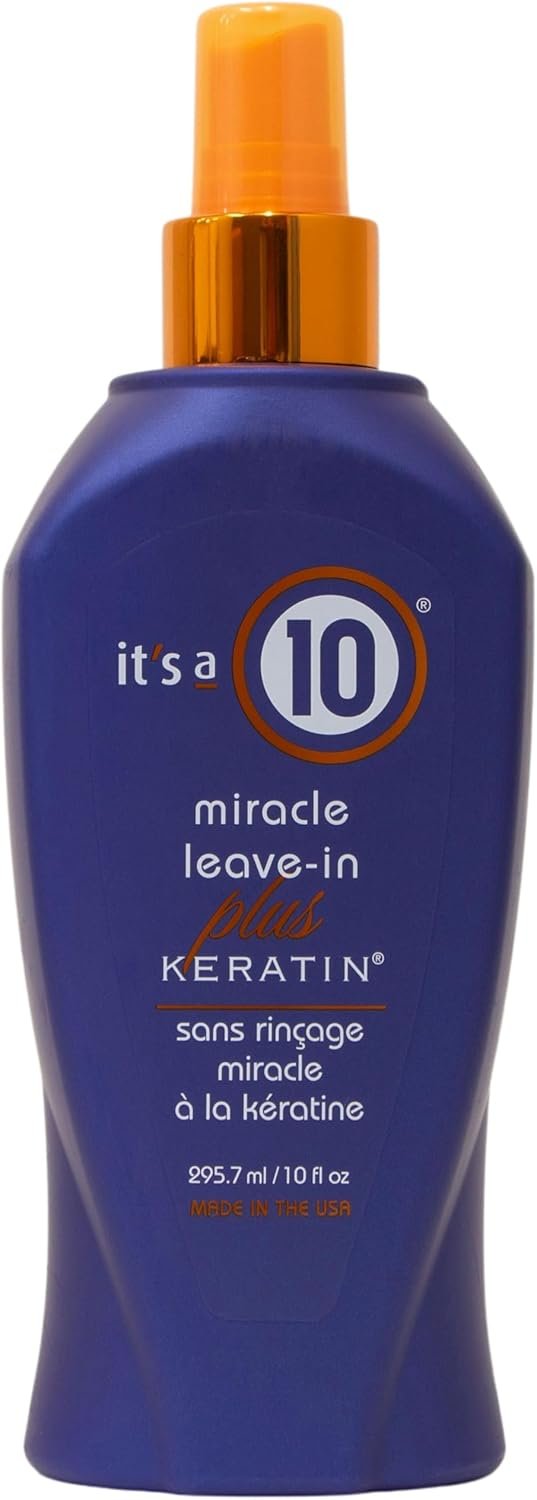 It's a 10 Haircare Miracle Leave-In Plus Keratin, 10 Fl. Oz (Pack of 1) & Kristin Ess Hair Instant Lift Thickening Spray for Volume + Fullness on Fine Hair, Shine Renewing, 8.45 fl. oz. - Image 3