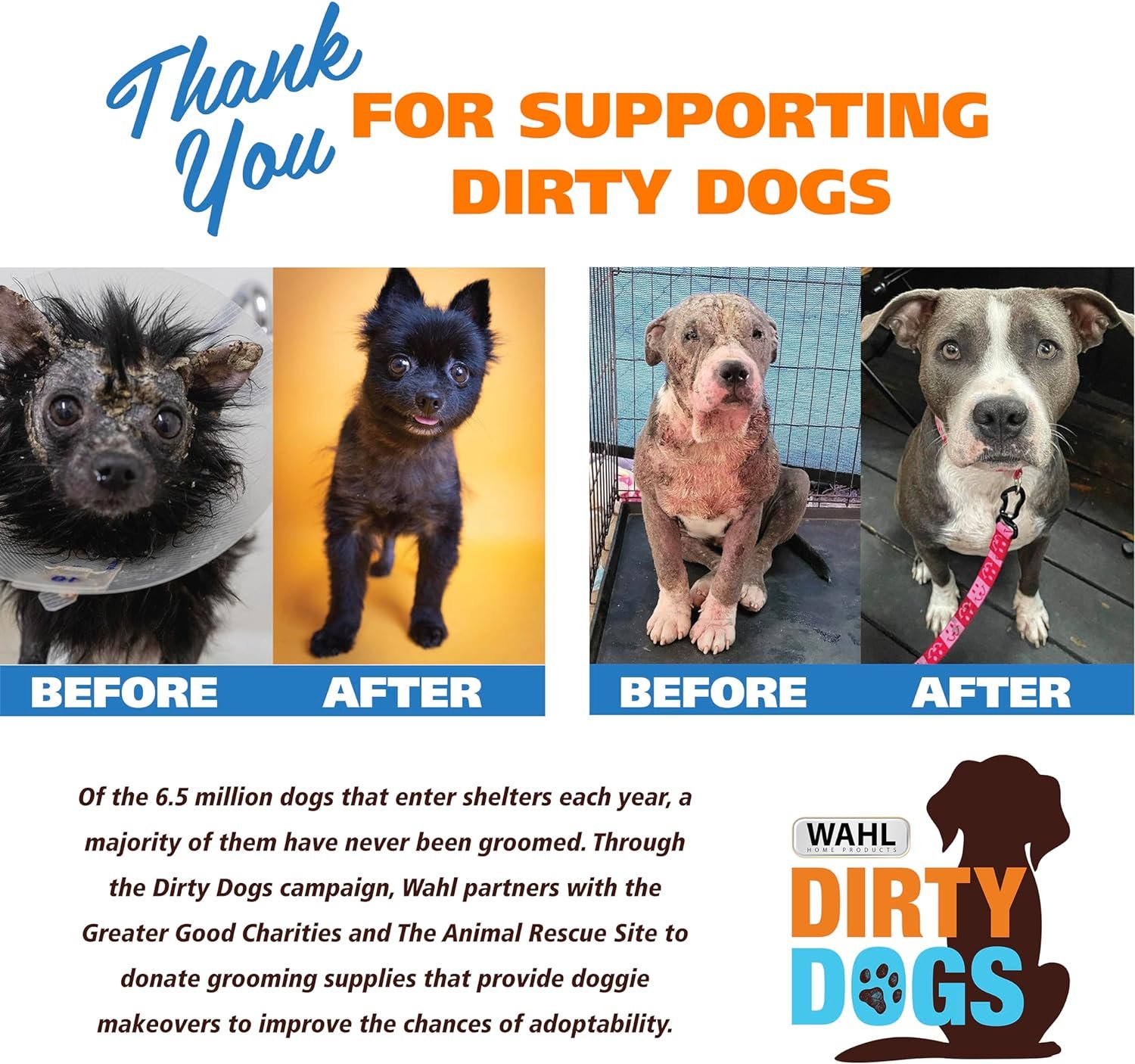 Wahl USA Pet Refresh Lavender Cleaning Wipes for All Dog Breeds - Use on Ears, Nose, Paws, Bottom, & Sensitive Areas - 50 Wipes - 820018A - Image 7