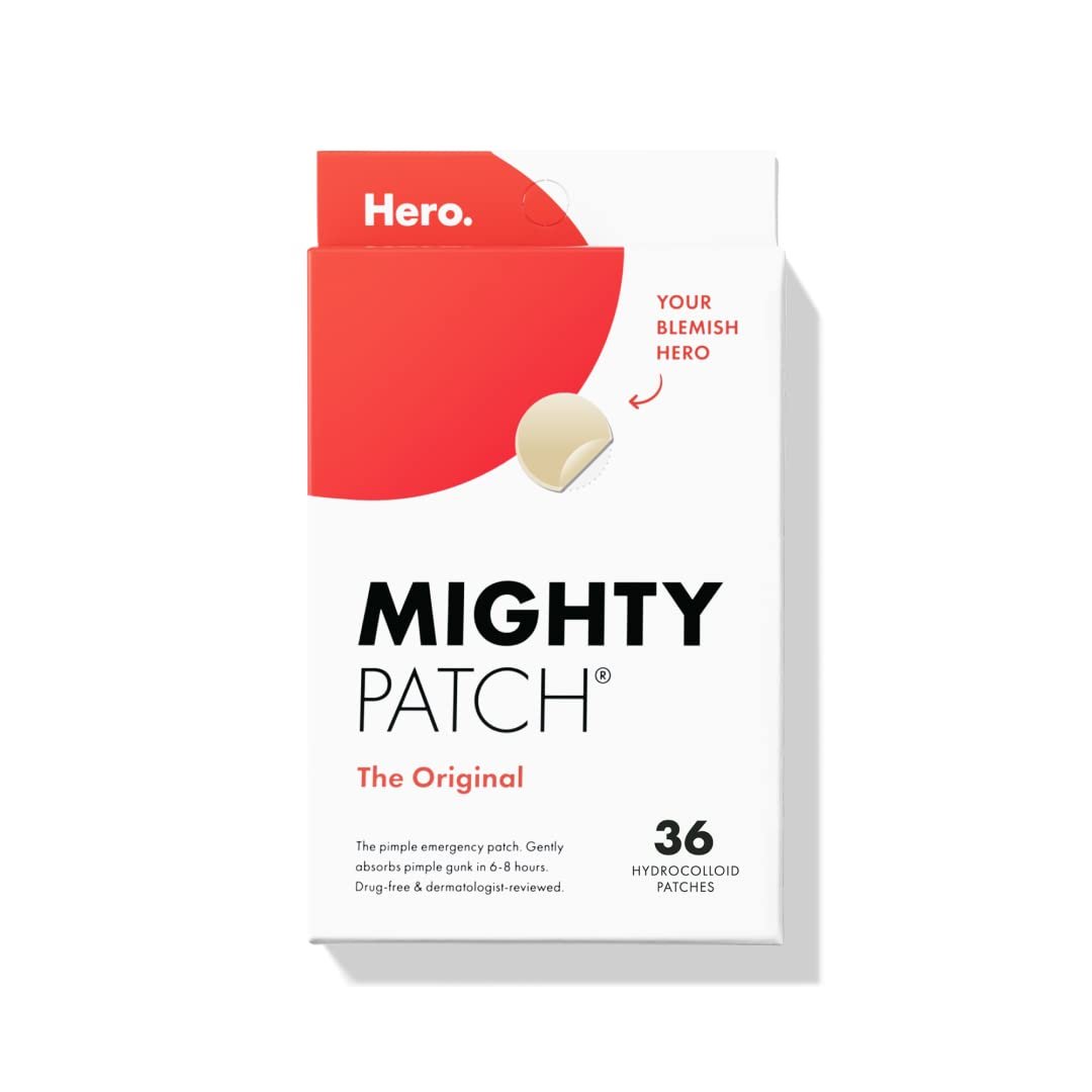 Mighty Patch™ Original patch from Hero Cosmetics - Hydrocolloid Acne Pimple Patch for Covering Zits and Blemishes in Face and Skin, Vegan-friendly and Not Tested on Animals (36 Count) - Image 2
