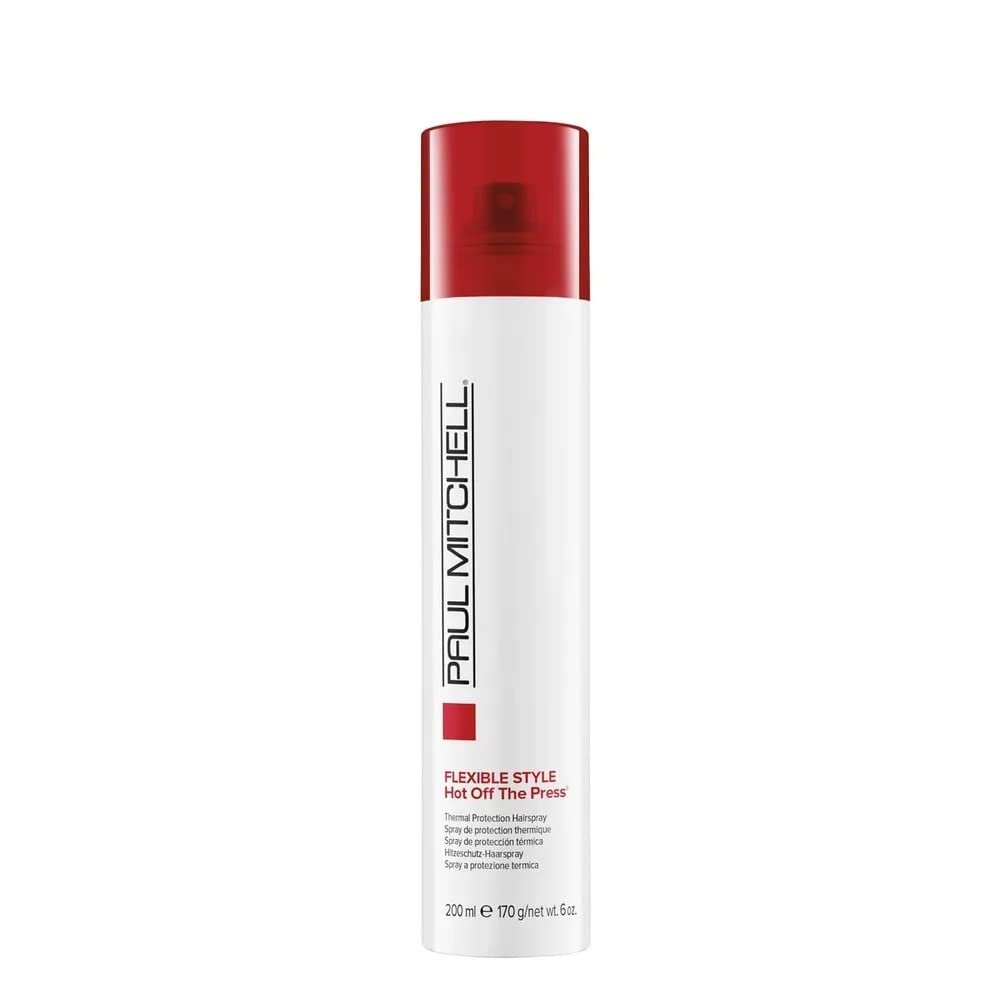 Paul Mitchell Hot Off The Press Thermal Protection Hairspray, Perfect Prep + Finish For Heat Styling, For All Hair Types, 6 oz - Image 2