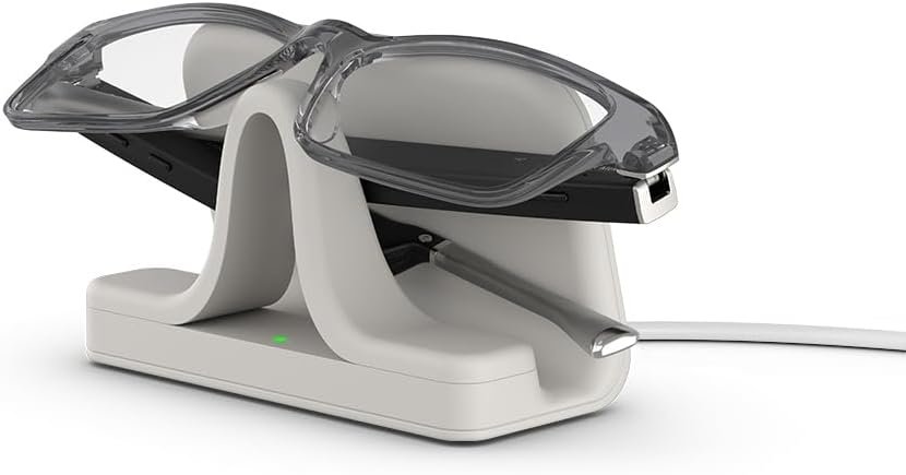 Amazon Echo Frames (3rd Gen) + Echo Pop | Smart glasses with Alexa | Modern Rectangle frames in Charcoal Gray with prescription ready lenses - Image 4