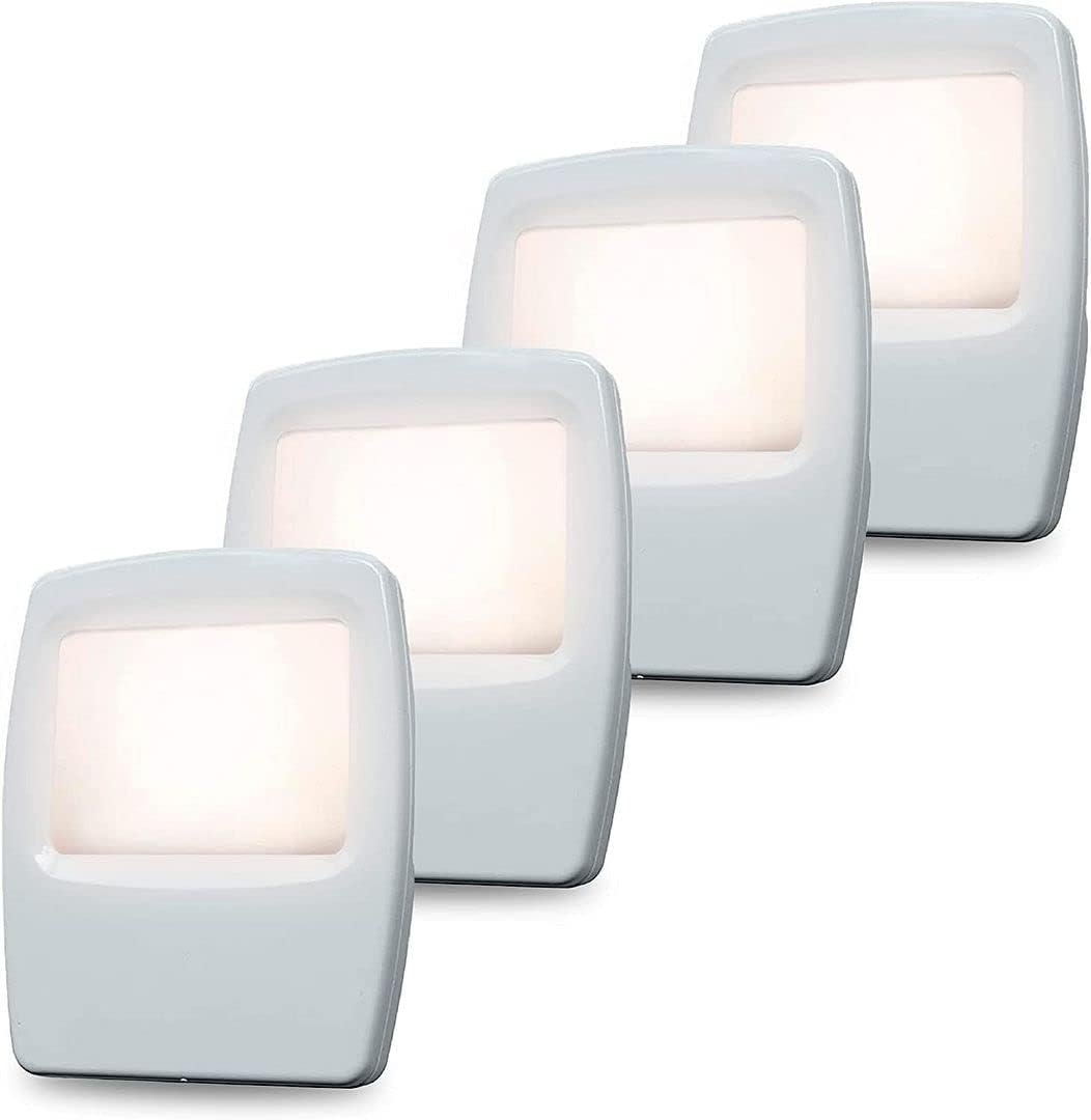 Plug-in LED Night Light, Low Light Night Light, Soft Warm White, Night Light Plug- Into Wall for Kids Toddlers Adults, Bathroom, Bedroom, Hallway, Kitchen, 120 Volts AC 60HZ 0.5 Watts, 4 Pack - Image 2