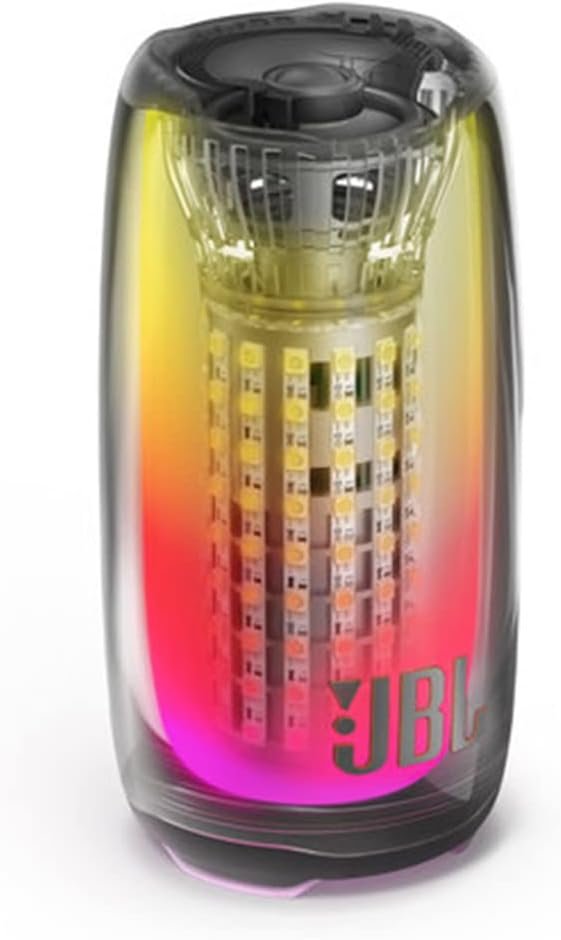 JBL Pulse 5 Waterproof Portable Bluetooth Speaker with 360 Color LED and gSport Case (Black) - Image 7