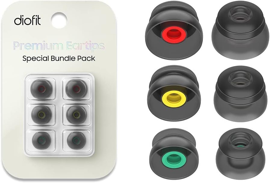 │ Beats Studio Buds Eartips/Beats Fit Pro Eartips/Beats Studio Buds + Eartips Compatible for Beats (Silicone Black) - Image 4