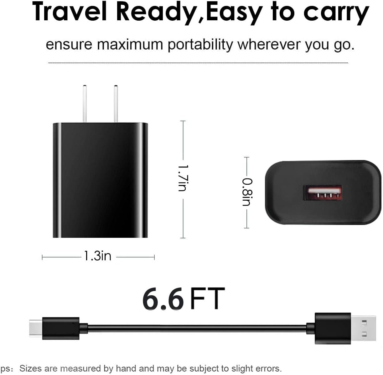 5ft USB Type C Wall Fast Charger Charging Cable Cord Fit for JBL GO 4 GO 3 Charge 5 Charge 4, JBL Flip 5 Flip 6, JBL Clip 4 Pulse 4 Pulse 5,JRPOP, Endurance Peak II Wireless Bluetooth Speakers Earbuds - Image 5