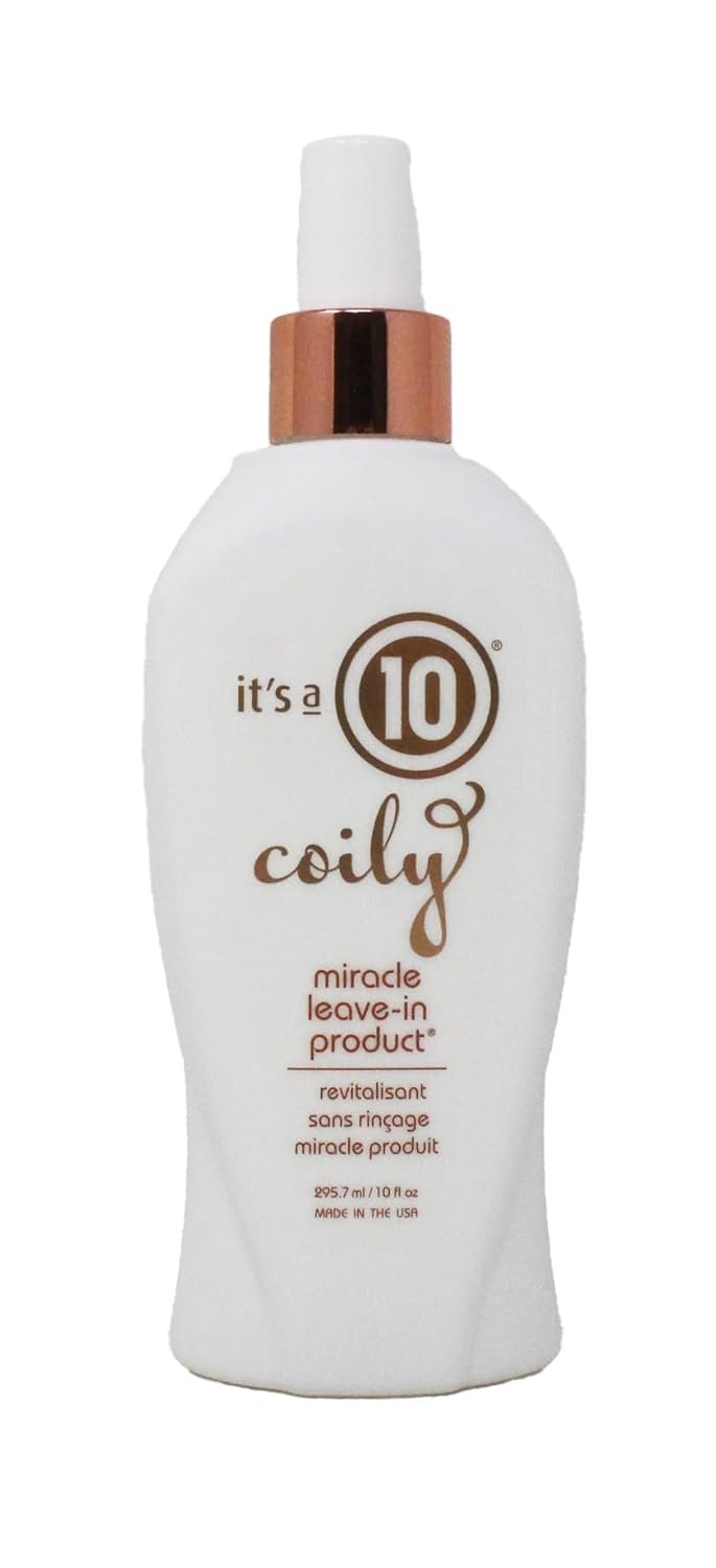 It's A 10 Haircare Coily Collection Miracle Leave-In 10 Ounce, Yellow - Image 2