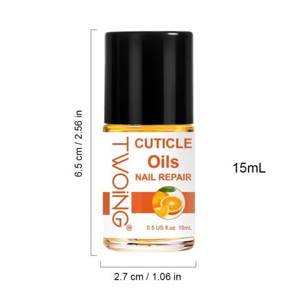0.5FL.OZ Cuticle Oil, Nail Growth Oil Natural Rose oil blended with jojoba oil, Vitamin E Nail Cuticle Oil for Repairs Cuticles Overnight Moisturizes and Strengthens Nails Cuticles - Image 5