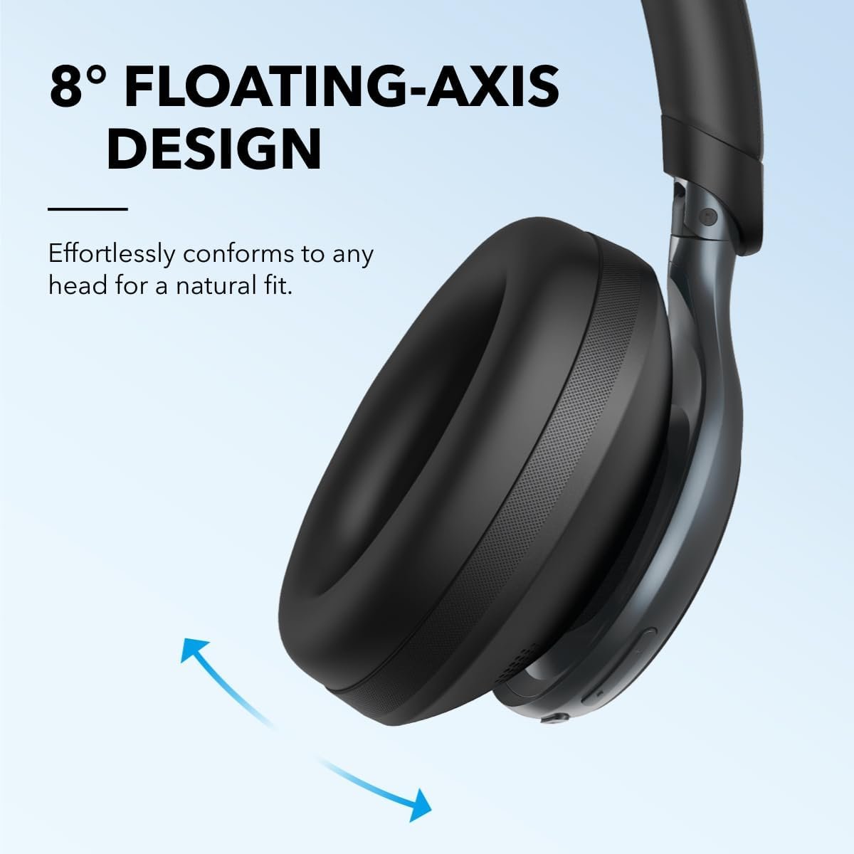 Soundcore by Anker, Space One, Active Noise Cancelling Headphones, 2X Stronger Voice Reduction, 40H ANC Playtime, App Control, LDAC Hi-Res Wireless Audio, Comfortable Fit, Clear Calls, Bluetooth 5.3 - Image 7