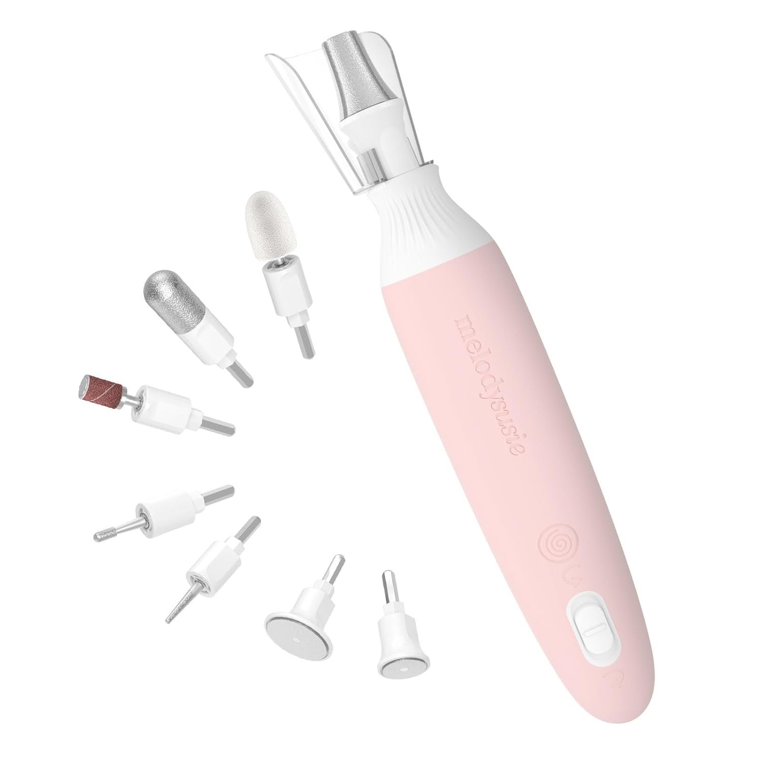 Melodysusie PC500D Foot File Callus Remover, Portable Electric Foot File Pedicure Tools, Professional Foot Scrubber for Dead Skin, Hard Cracked Dry Skin, Foot Scraper for Women - Image 2