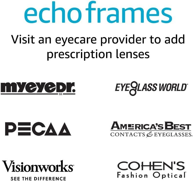 Amazon Echo Frames (3rd Gen) + Echo Pop | Smart glasses with Alexa | Modern Rectangle frames in Charcoal Gray with prescription ready lenses - Image 9