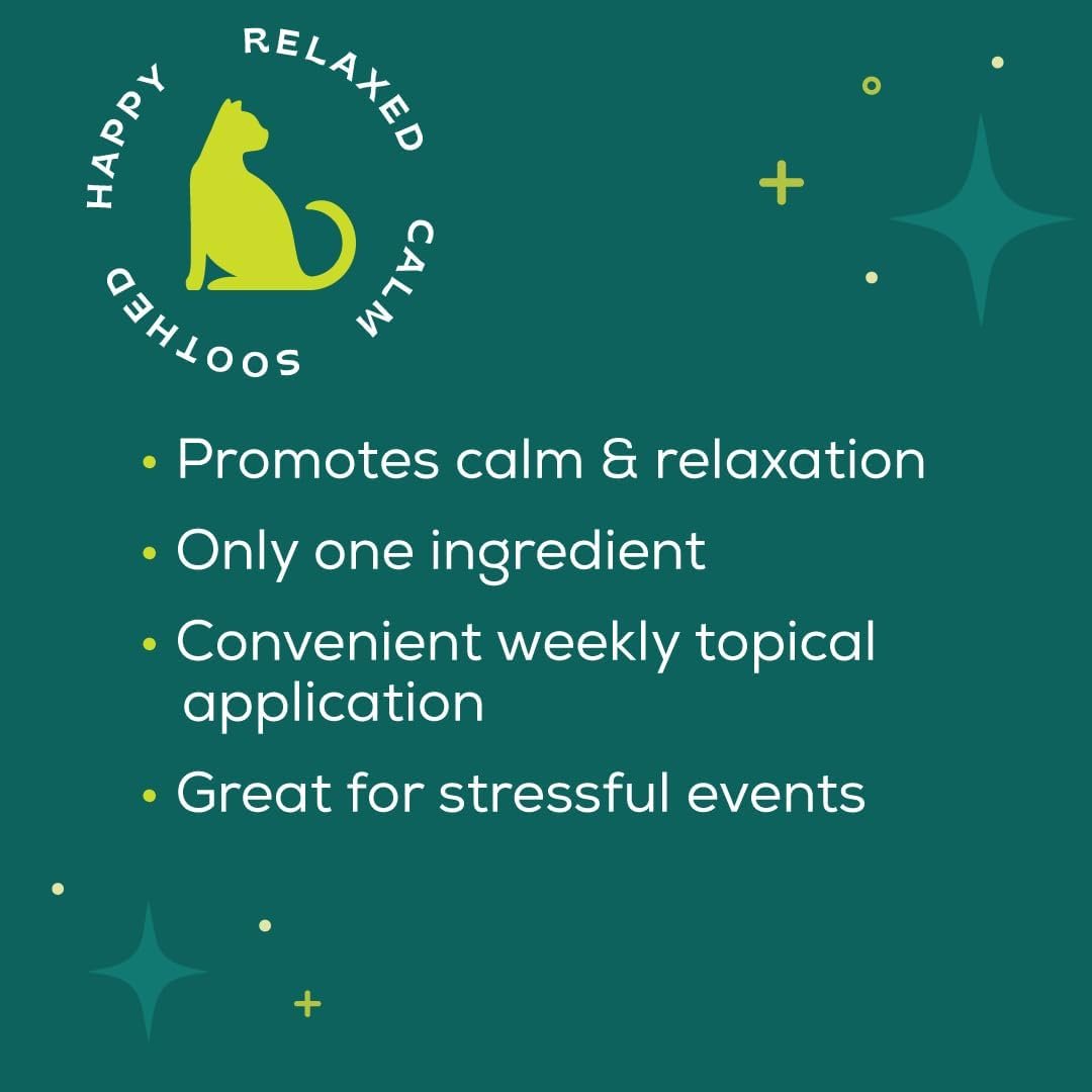 Valerian Calming Spot On for Cats 3 Applications Convenient Weekly Topical Natural Valerian Extract, Promotes Calmness and Relaxation - Image 7
