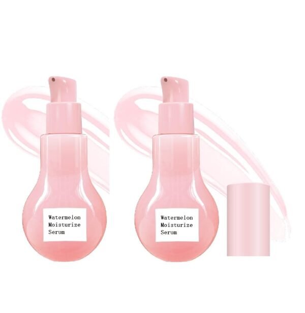 2 Pcs Essence Glow Serum Primer Watermelon，Niacinamide Hyaluronic Acid Moisturize Serum. - Image 2